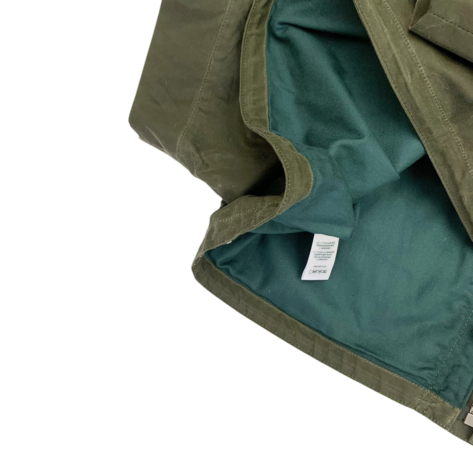 Reese Cooper FW21 Cropped Wax Jacket Green (Fits L-XL)