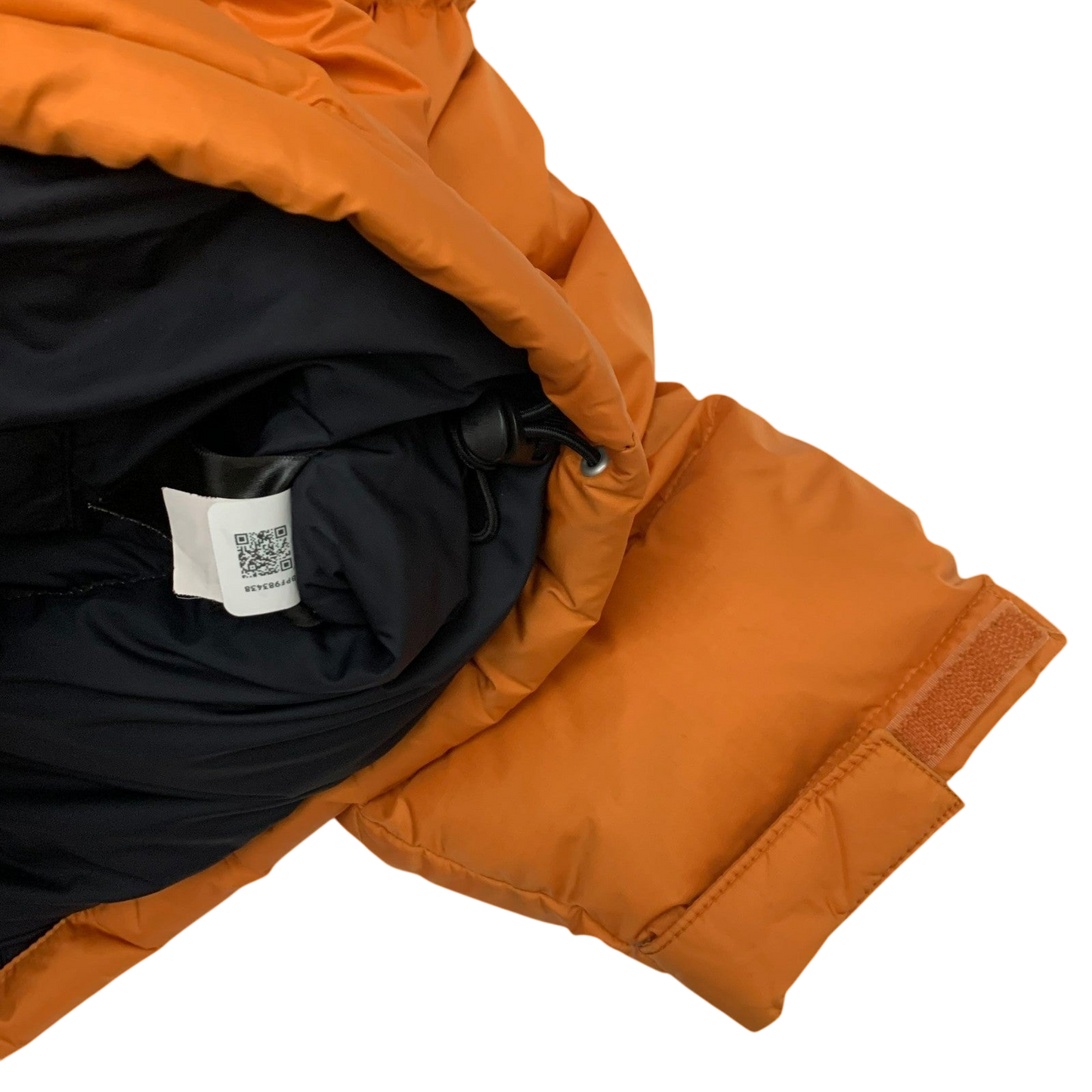 The North Face 1996 Retro Nuptse 700 Down Puffer Jacket Black/Orange (Size L)