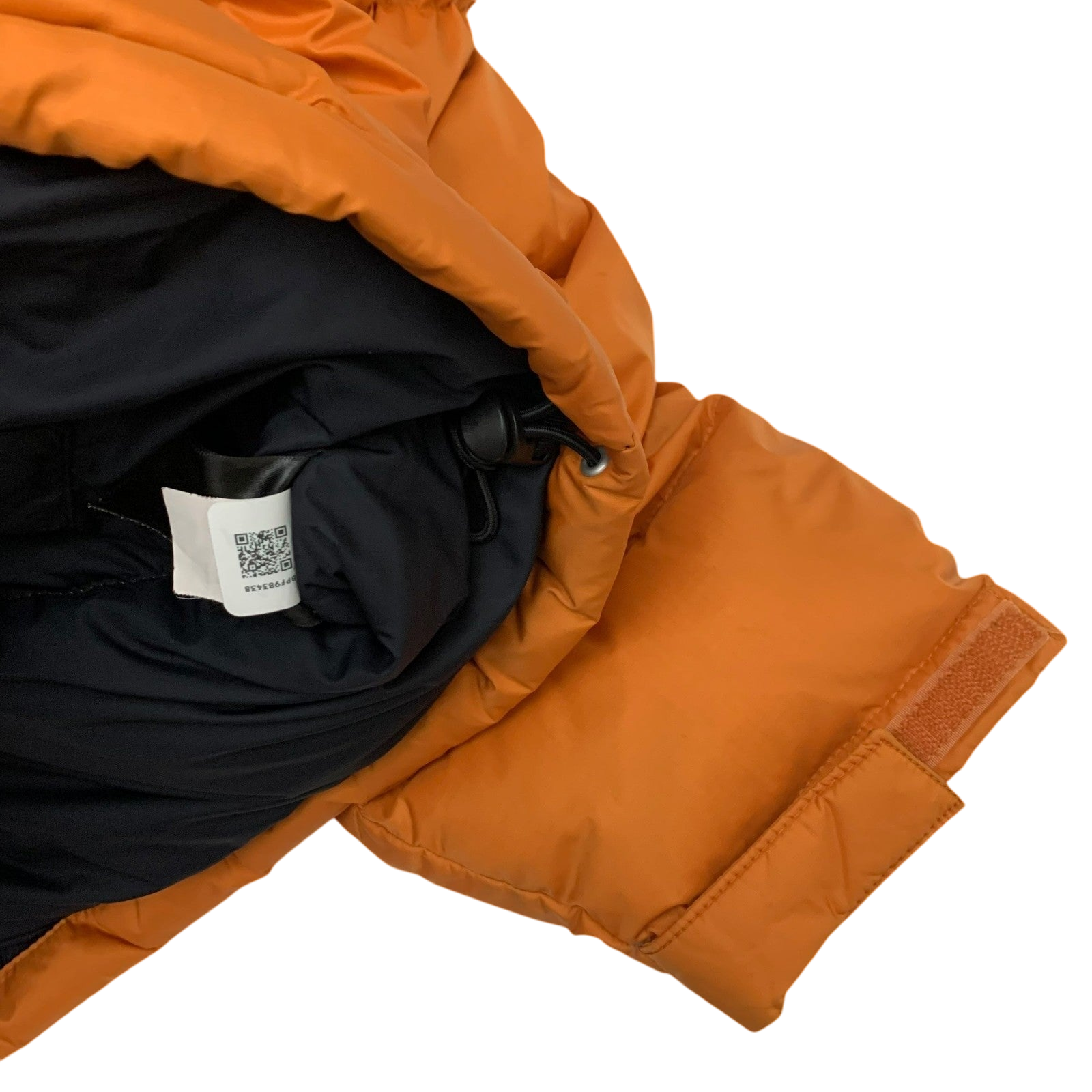 The North Face 1996 Retro Nuptse 700 Down Puffer Jacket Black/Orange (Size L)