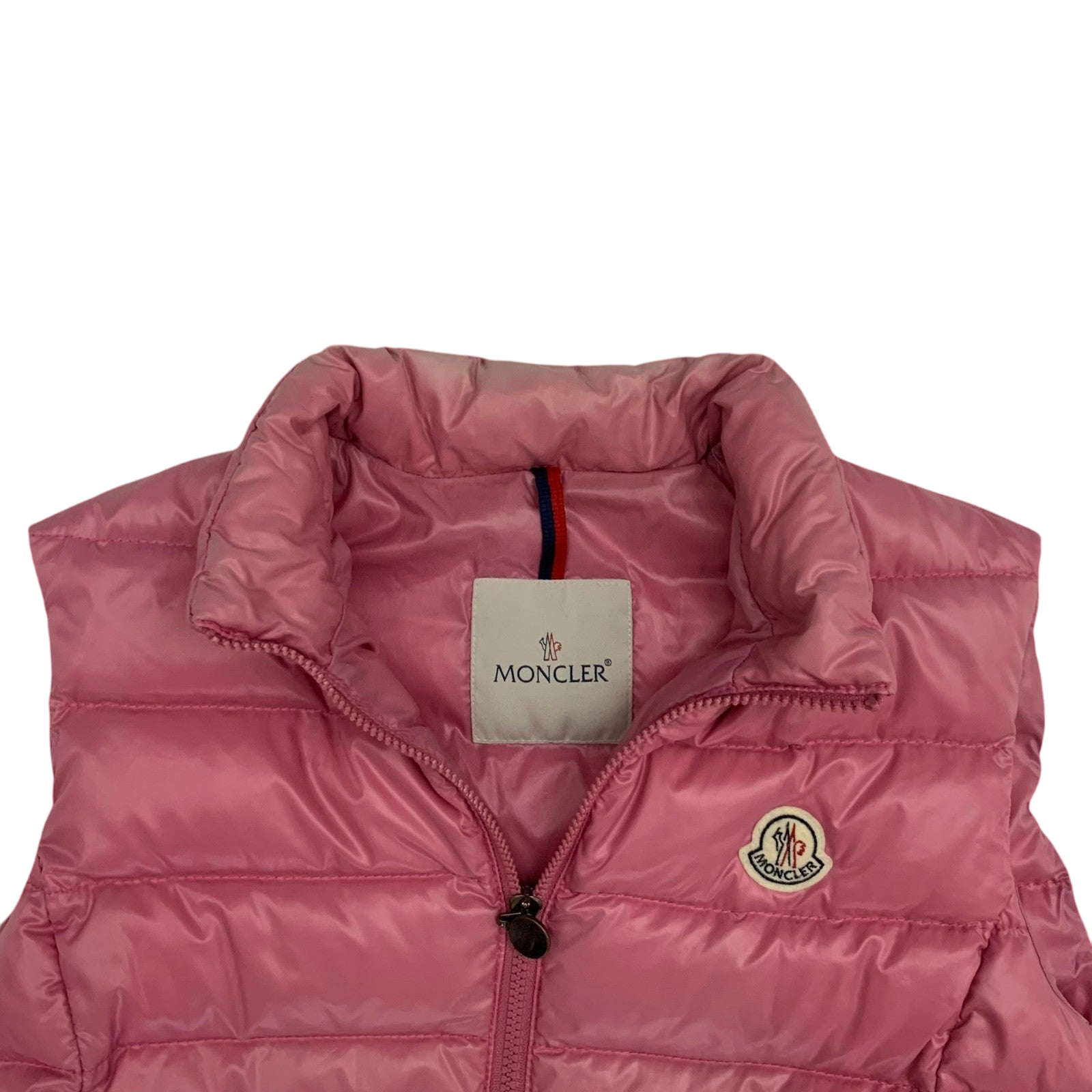 Moncler Ghany Down Vest Pink (Fits S-M womens)