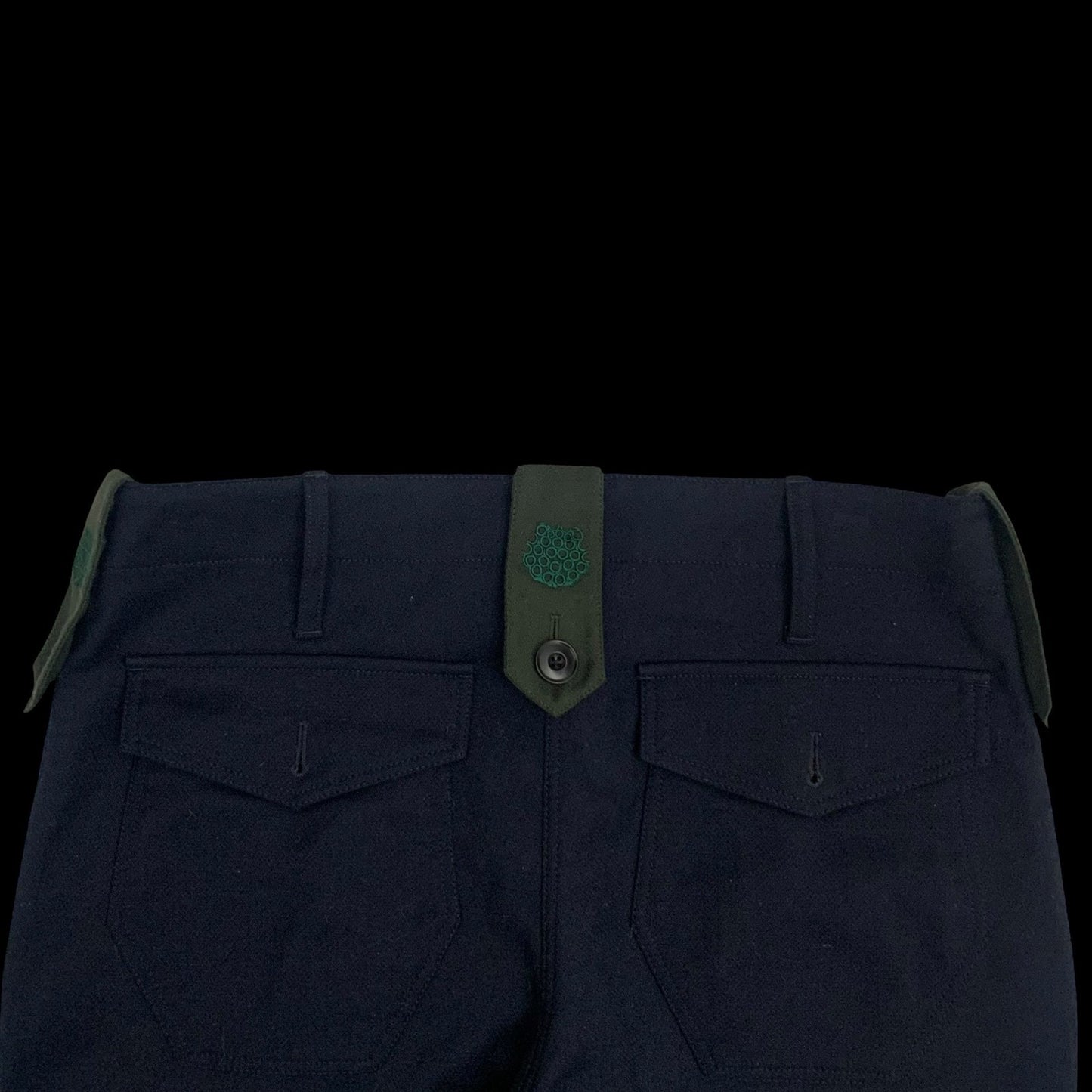 Kiko Kostadinov Otto 958 Booth Wool Trousers Navy (Size M)