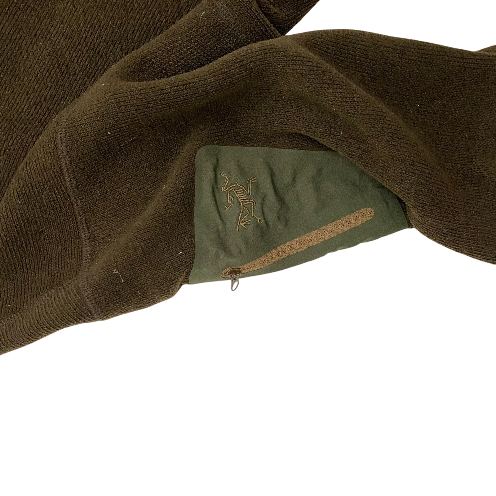 Arc’teryx Covert Hooded Fleece Brown / Green (Fits M)