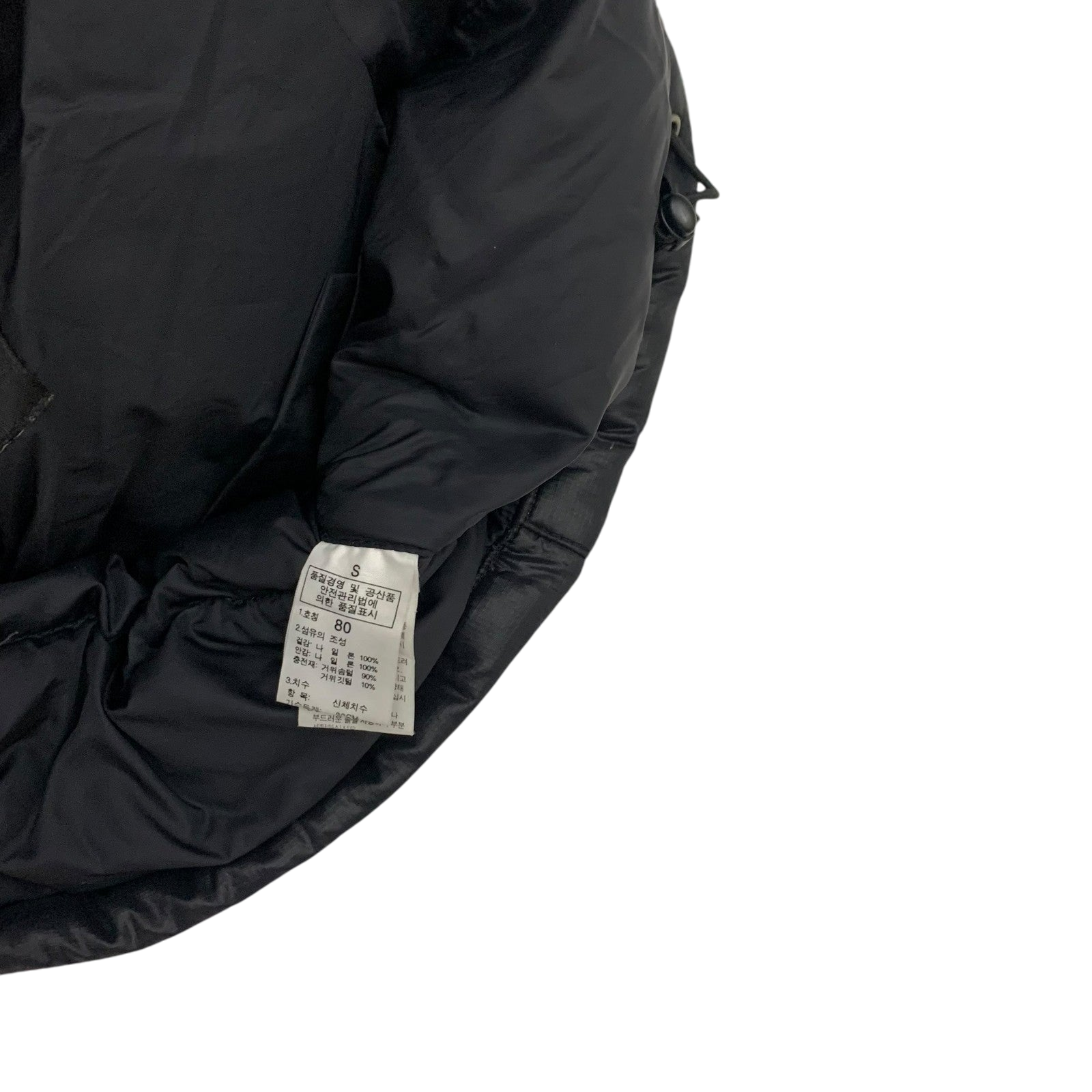 The North Face Nuptse 700 Down Puffer Jacket Black (Size L Womens)