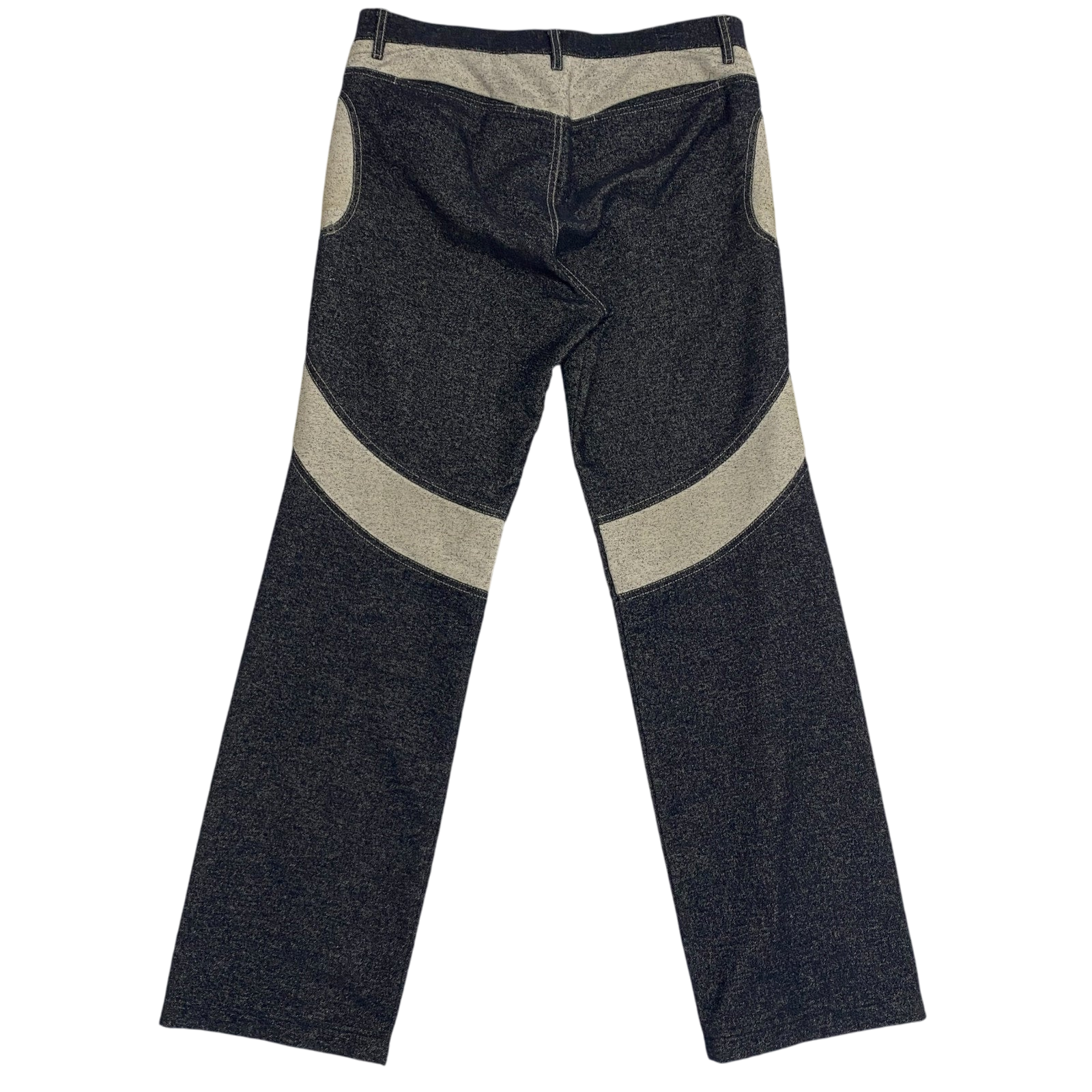 Kiko Kostadinov SS20 Riding Claw Jeans Indigo/Off-White (Size M/48)