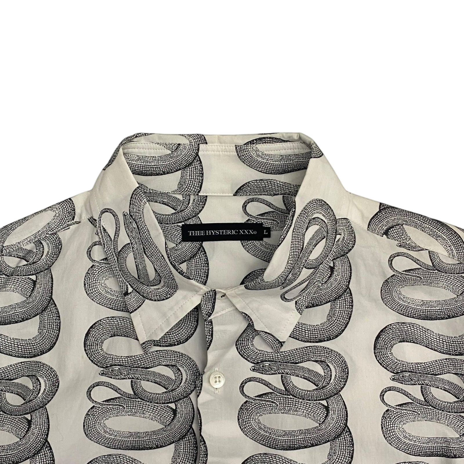 Hysteric Glamour Thee Hysteric XXX Snake Print Shirt (Fits M-L)