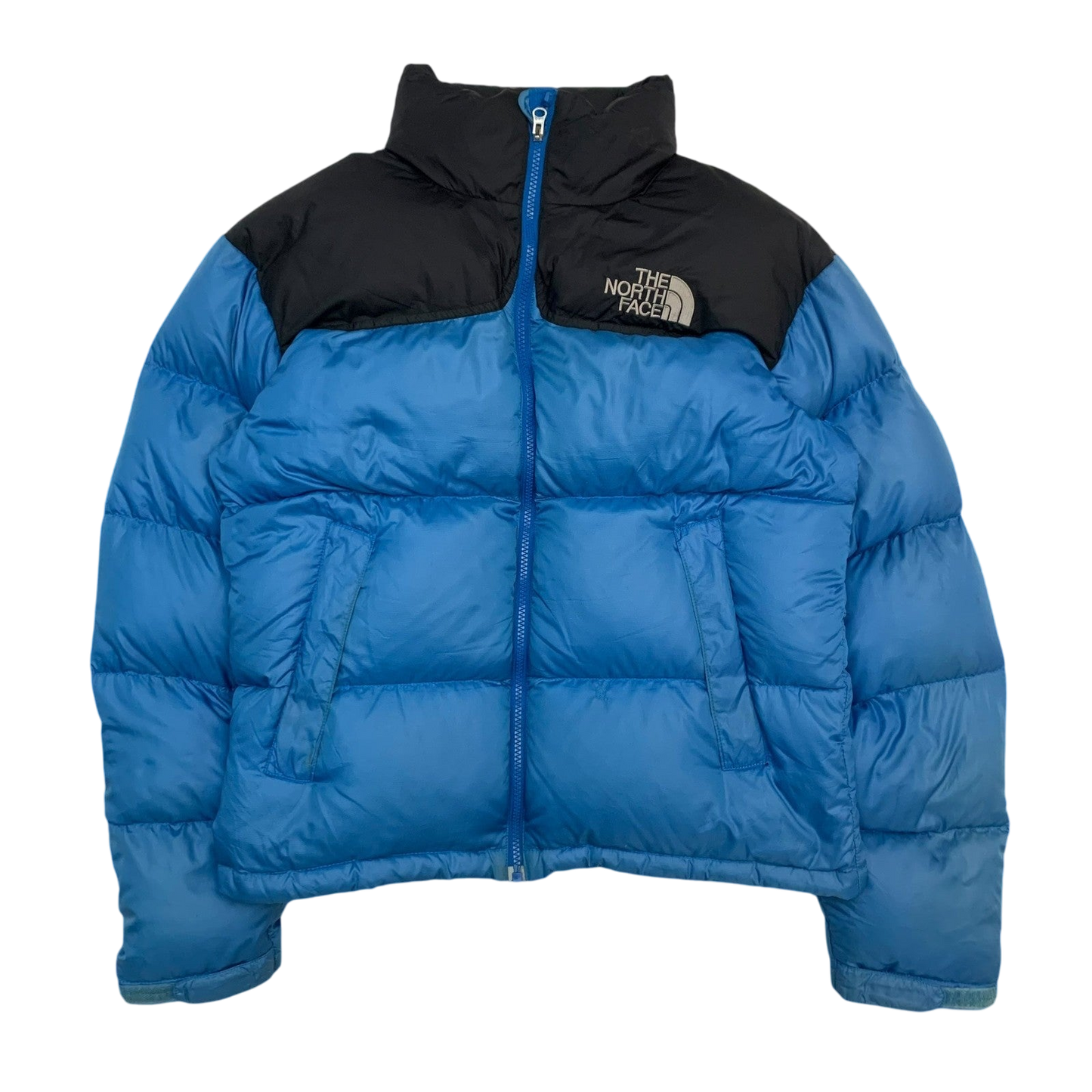 The North Face Nuptse 700 Down Puffer Jacket Blue/Black (Size S)