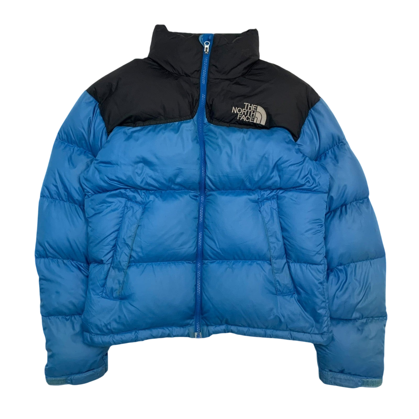 The North Face Nuptse 700 Down Puffer Jacket Blue/Black (Size S)