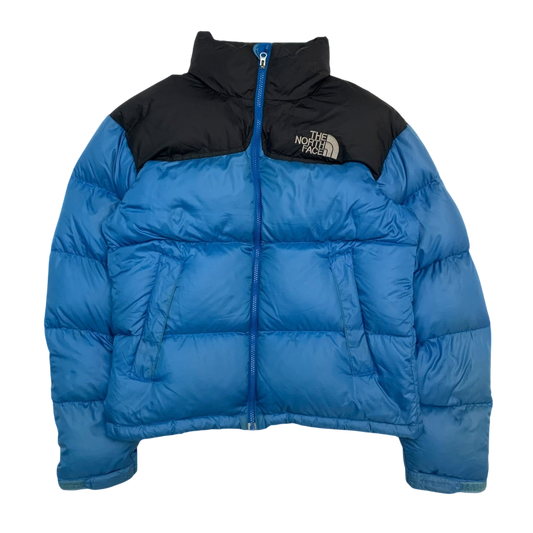 The North Face Nuptse 700 Down Puffer Jacket Blue/Black (Size S)