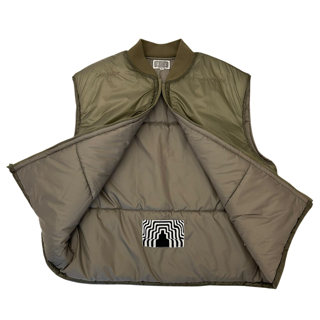 Cav Empt ‘Puff’ Vest Green (Size XL)
