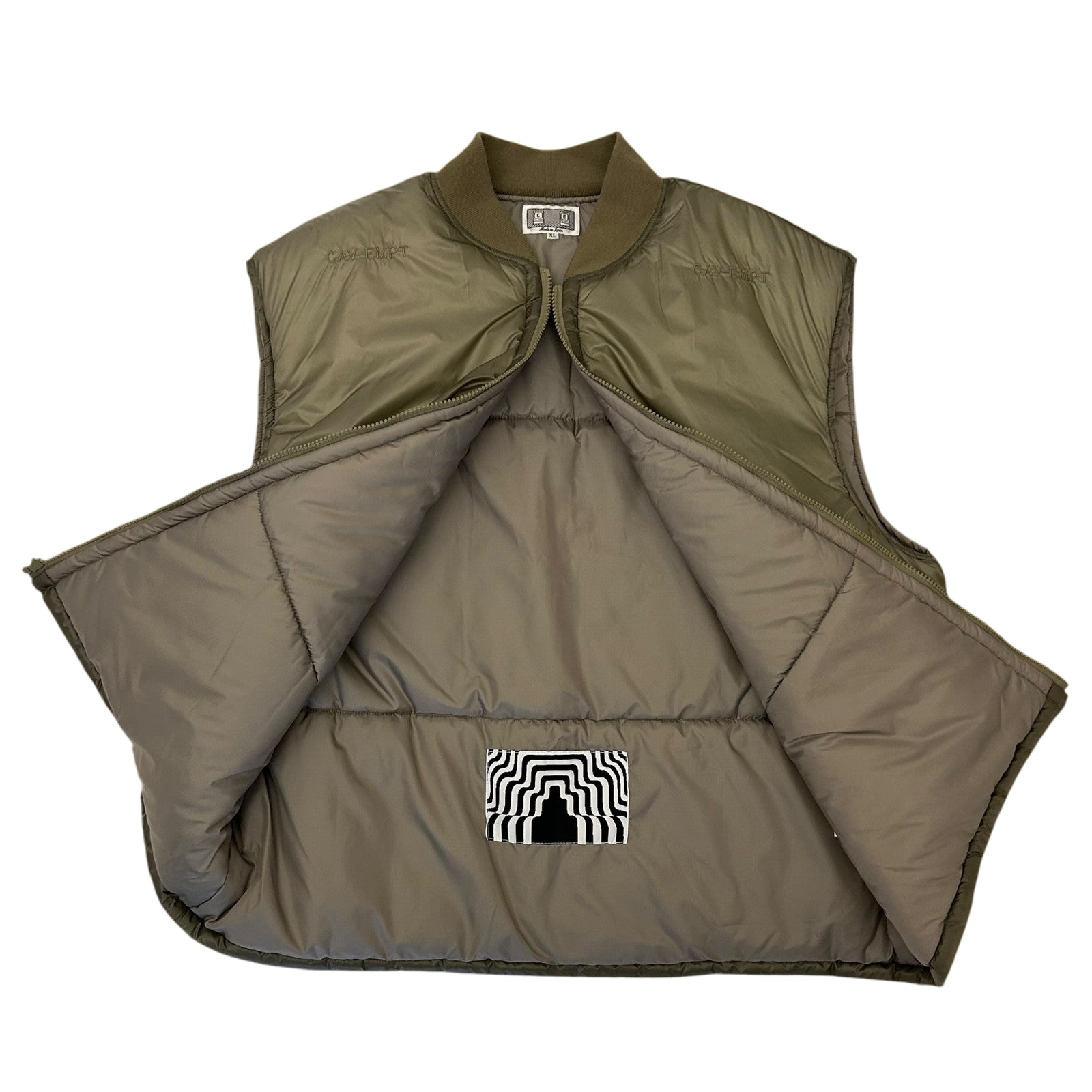 Cav Empt ‘Puff’ Vest Green (Size XL)