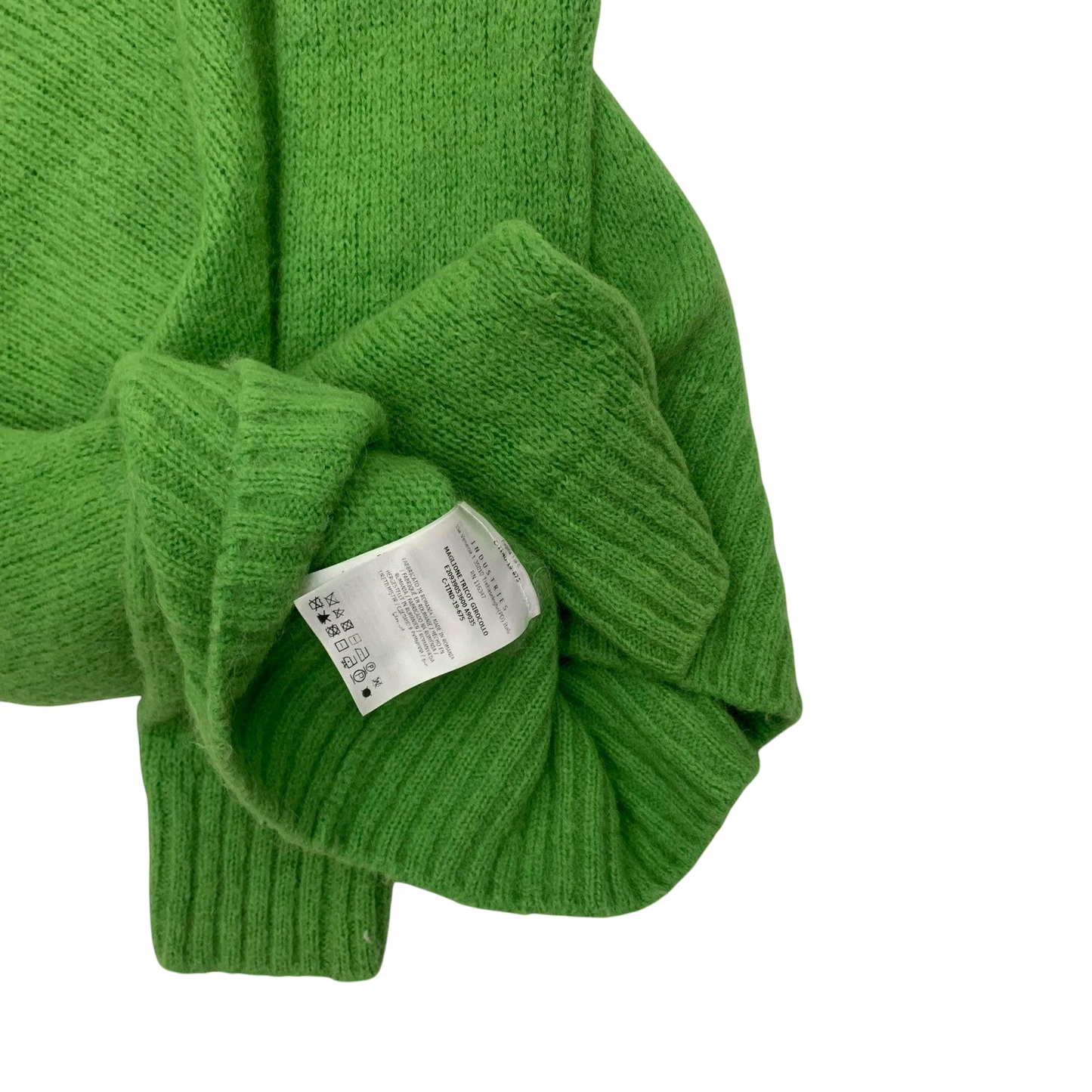 Moncler Wool Sweatshirt Neon Green (Size S Womens)