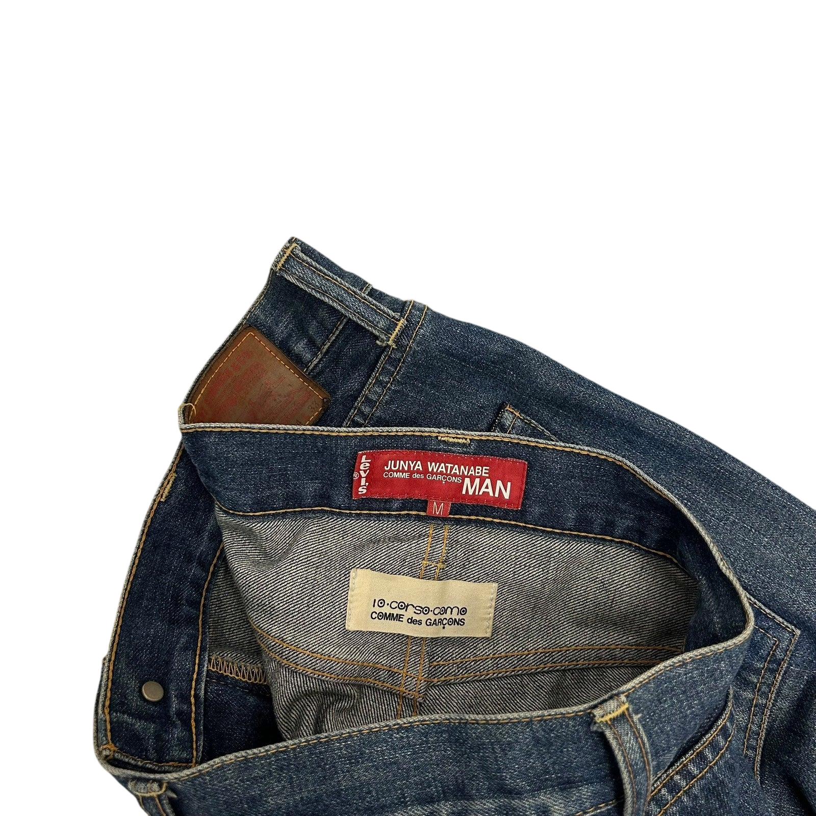 Junya Watanabe × Levi's 503 “Fulfill Me” SS10 Poem Jeans (Fits 35")