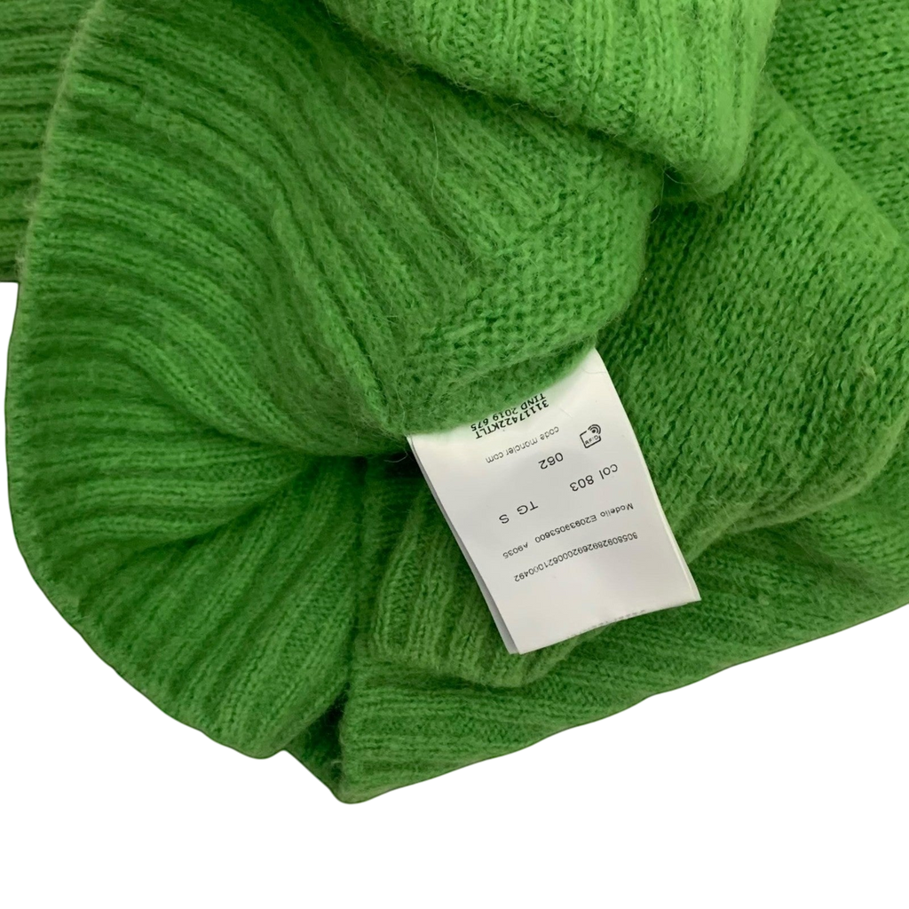 Moncler Wool Sweatshirt Neon Green (Size S Womens)