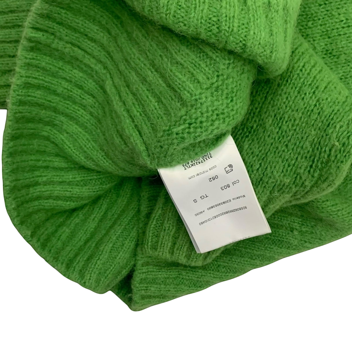 Moncler Wool Sweatshirt Neon Green (Size S Womens)