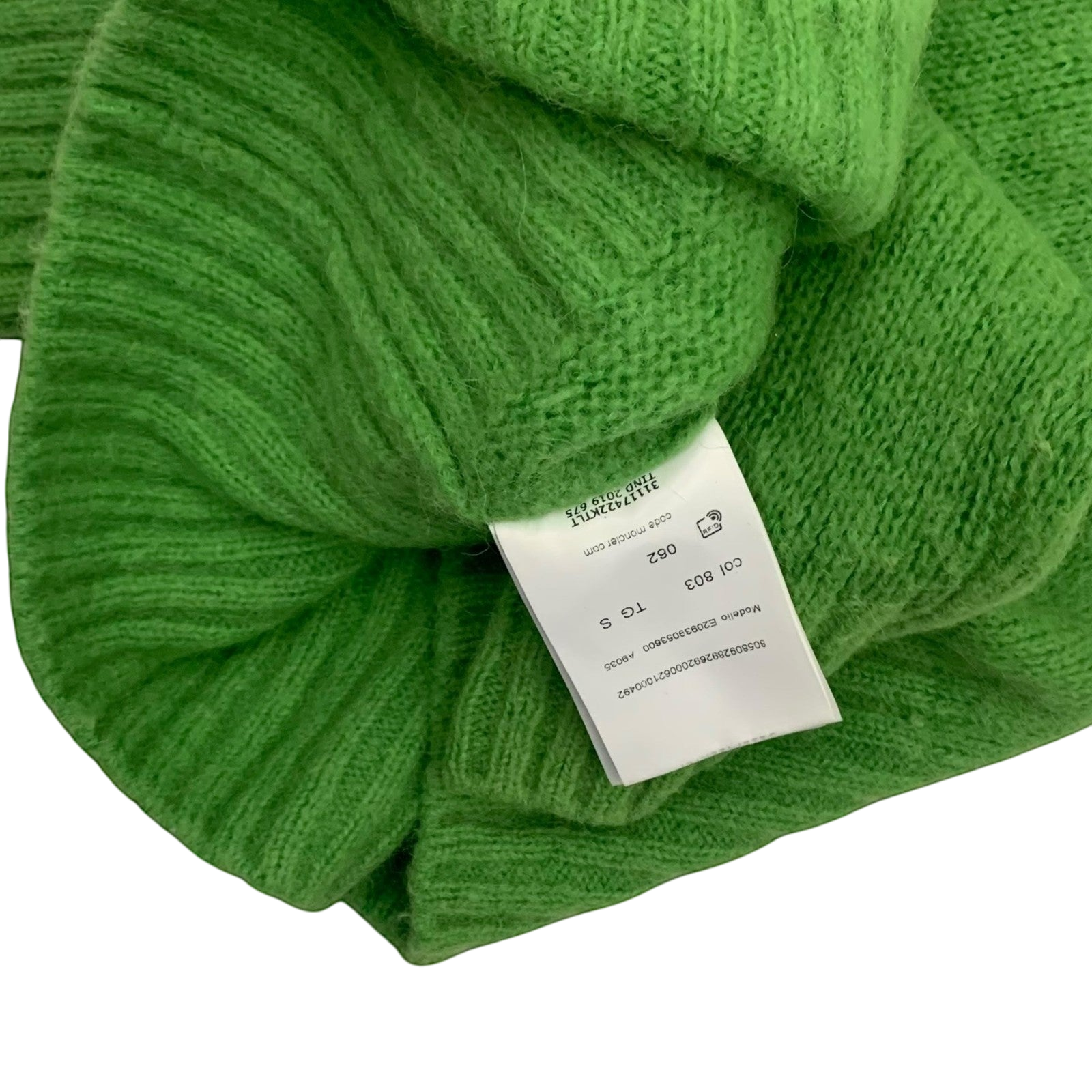 Moncler Wool Sweatshirt Neon Green (Size S Womens)