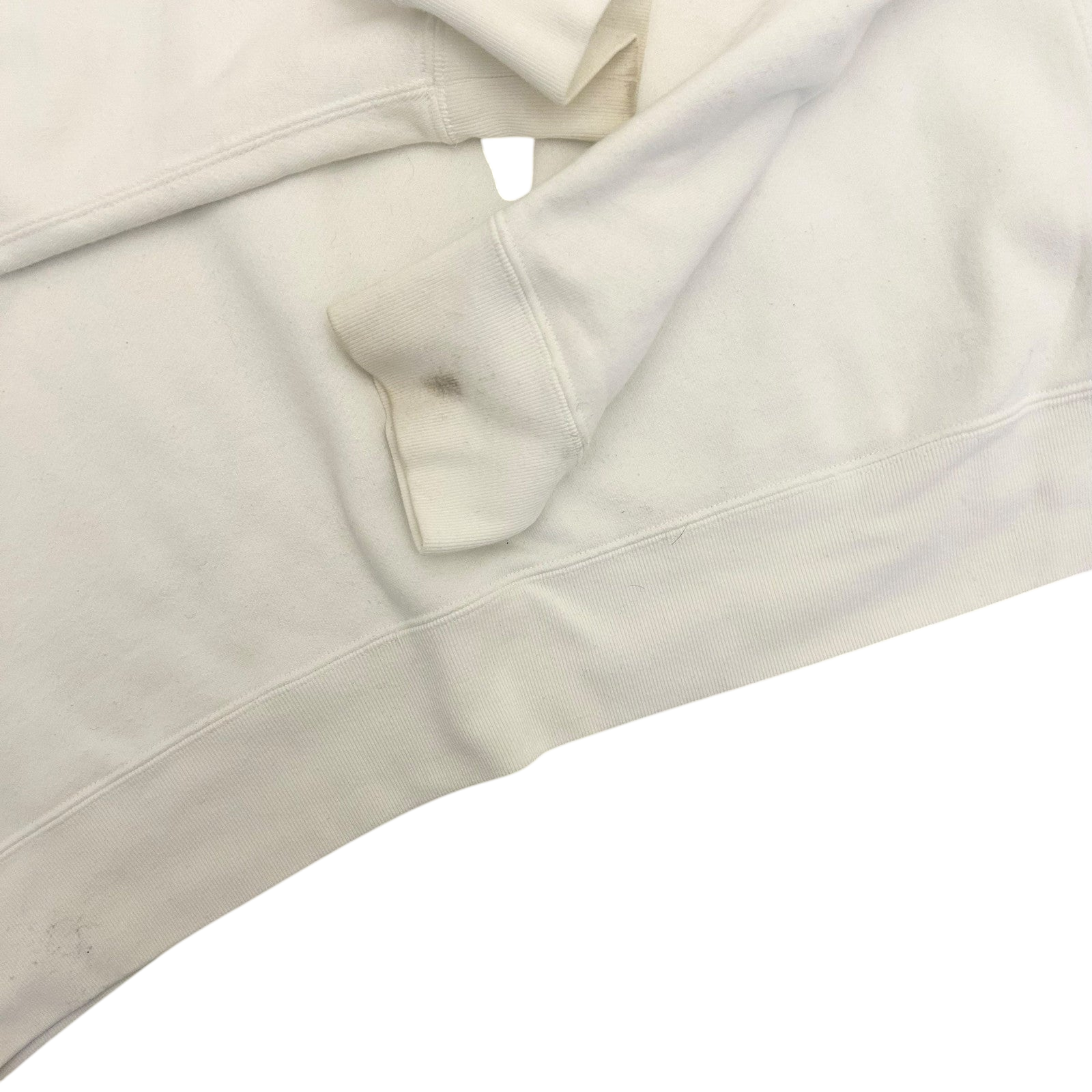 Cav Empt Embroided Logo Heavyweight Hoodie White (size XL)