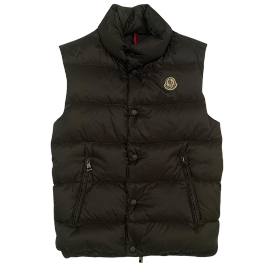Moncler Vintage Gide Gilet Down Vest Brown (Fits S-M Womens)