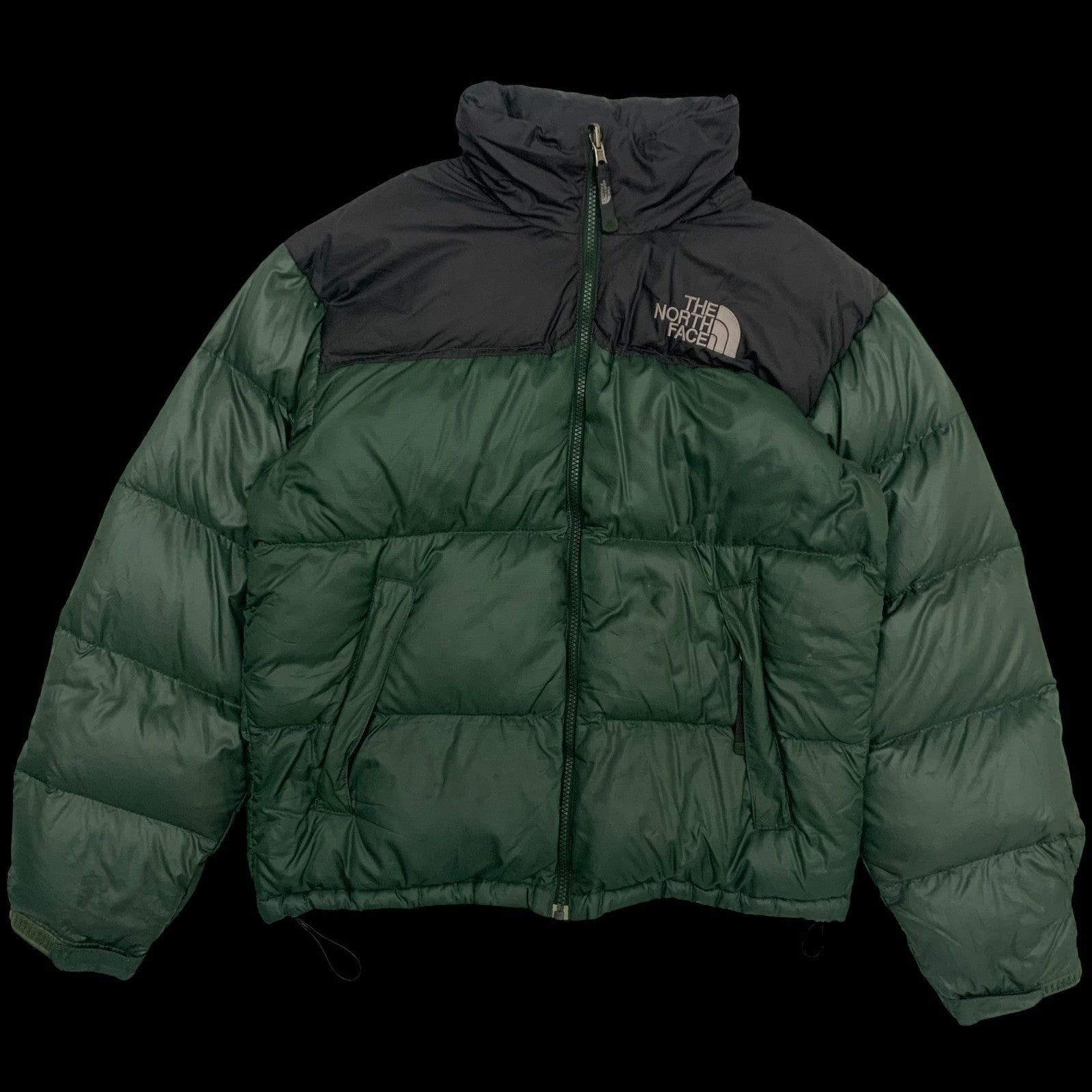 The North Face Nuptse 700 Down Puffer Jacket Green/Black (Size S)