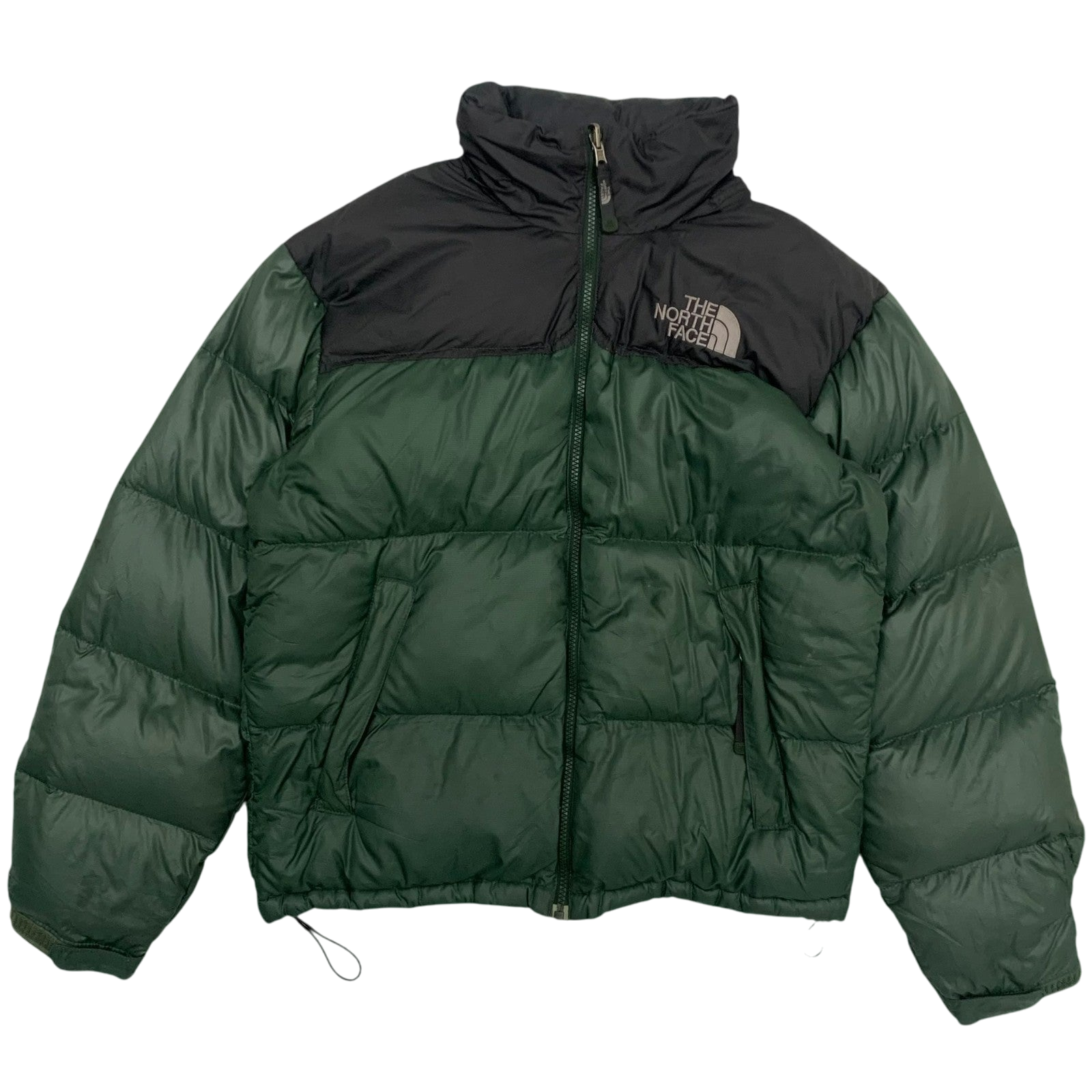 The North Face Nuptse 700 Down Puffer Jacket Green/Black (Size S)