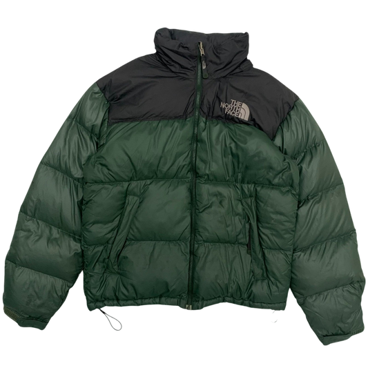 The North Face Nuptse 700 Down Puffer Jacket Green/Black (Size S)