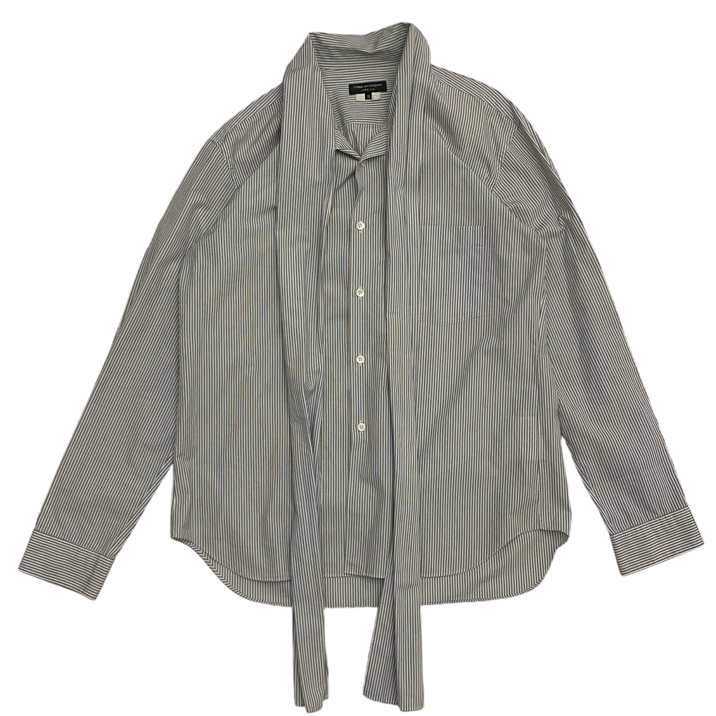Comme des Garçons (CDG) Homme Plus AW12 Neck Tie Striped Button-Up Shirt