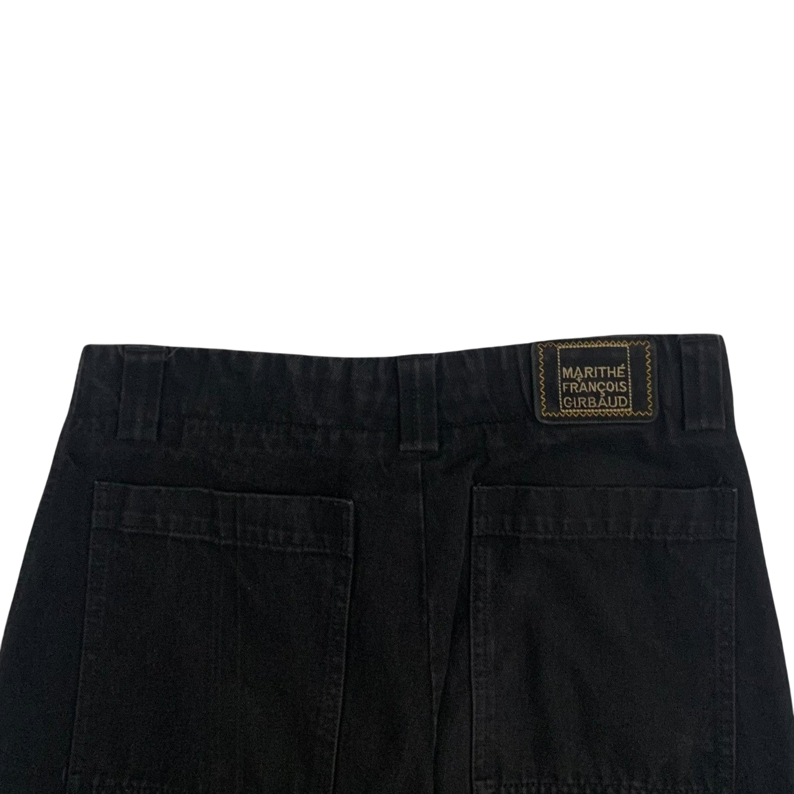 Marithe Francois Girbaud Shuttle Tape Cargo Jeans Black (W34)