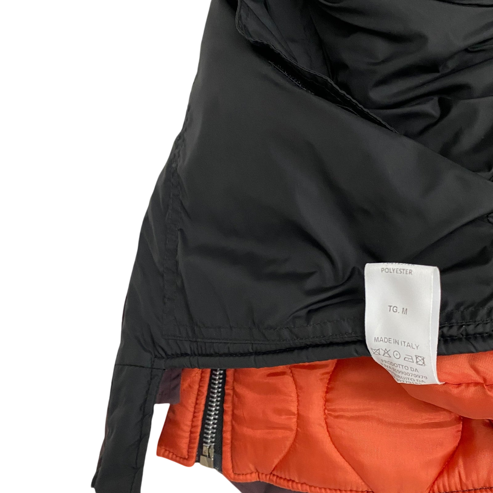 (DI)VISION Split Bomber Jacket Cropped Burgundy/Black (Fits M-L)