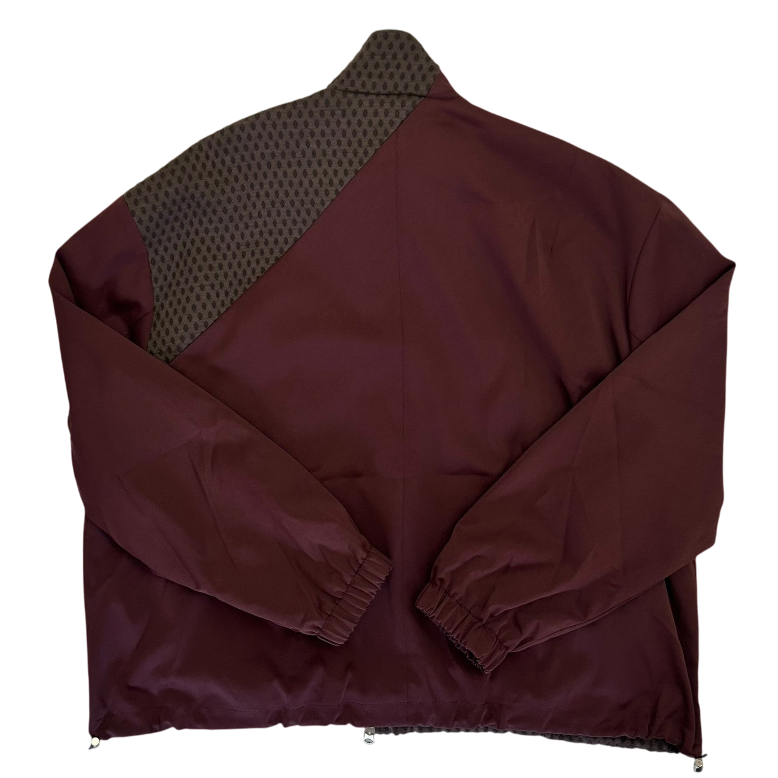 Song For The Mute Satin Lad Jacket Burgundy (Fits M-L)