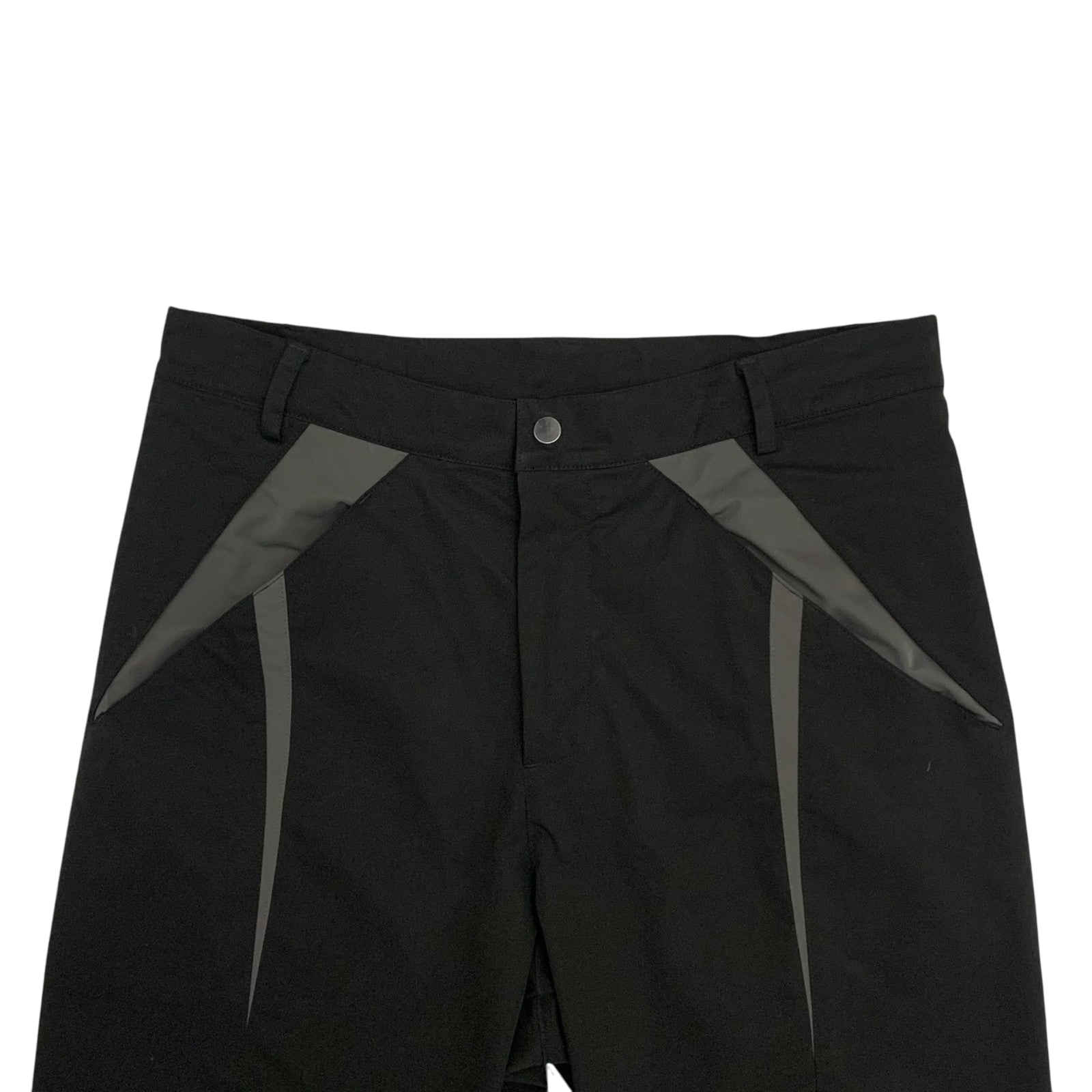 Moth Studios Panelled Nylon Pants Black / Grey (Size L)