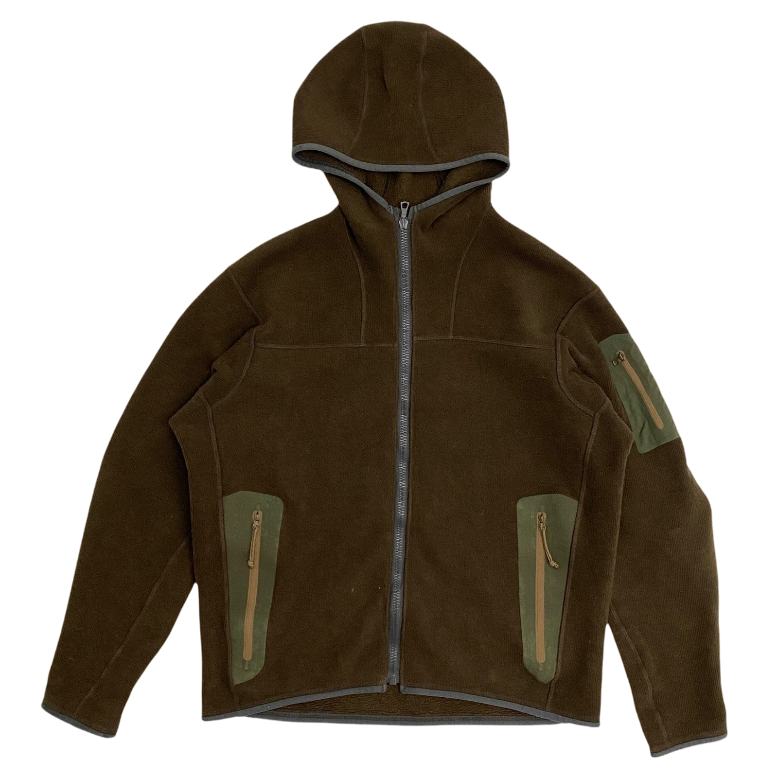 Arc’teryx Covert Hooded Fleece Brown / Green (Fits M)