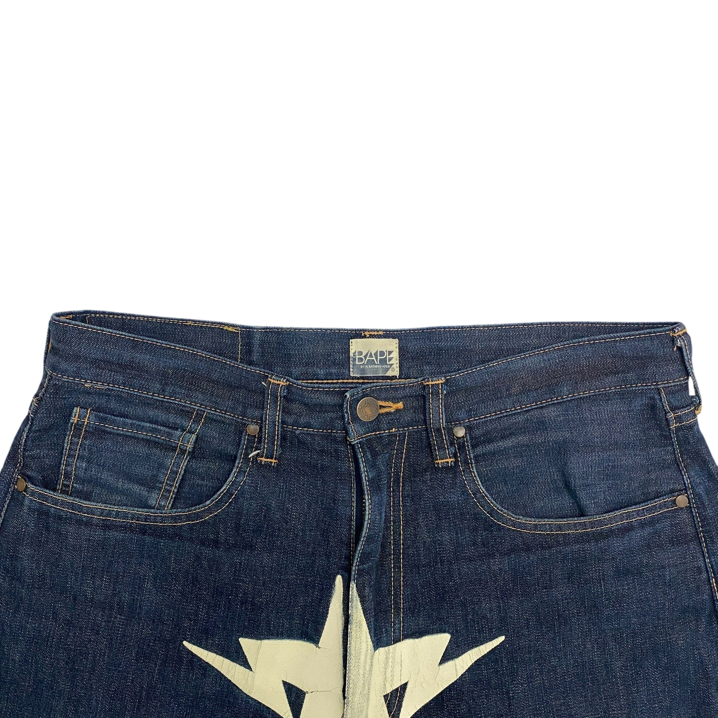 BAPE 2006 Twinsta Denim Shorts (Size L)