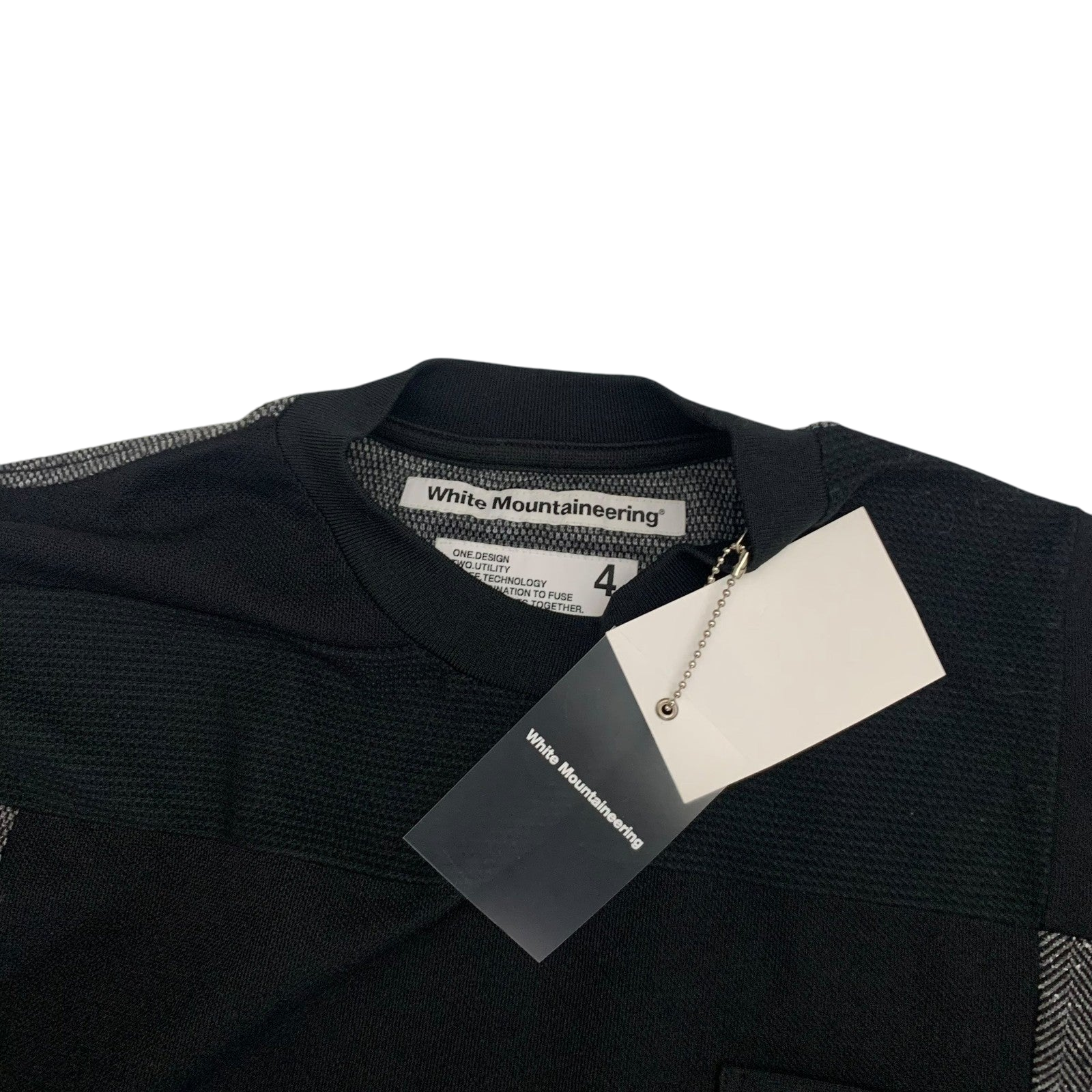 White Mountaineering Colour Block Panelled T-Shirt (Fits L-XL)