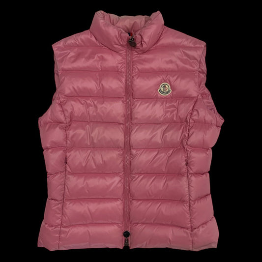 Moncler Ghany Down Vest Pink (Fits S-M womens)