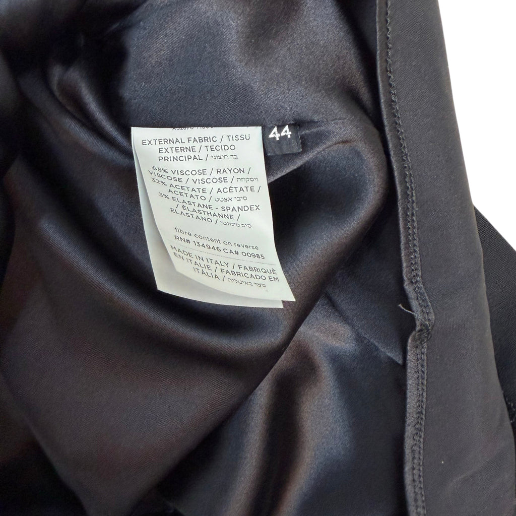 Tom Ford 2010s Cut Out Silk-Blend Mini Dress Black (Size 44)