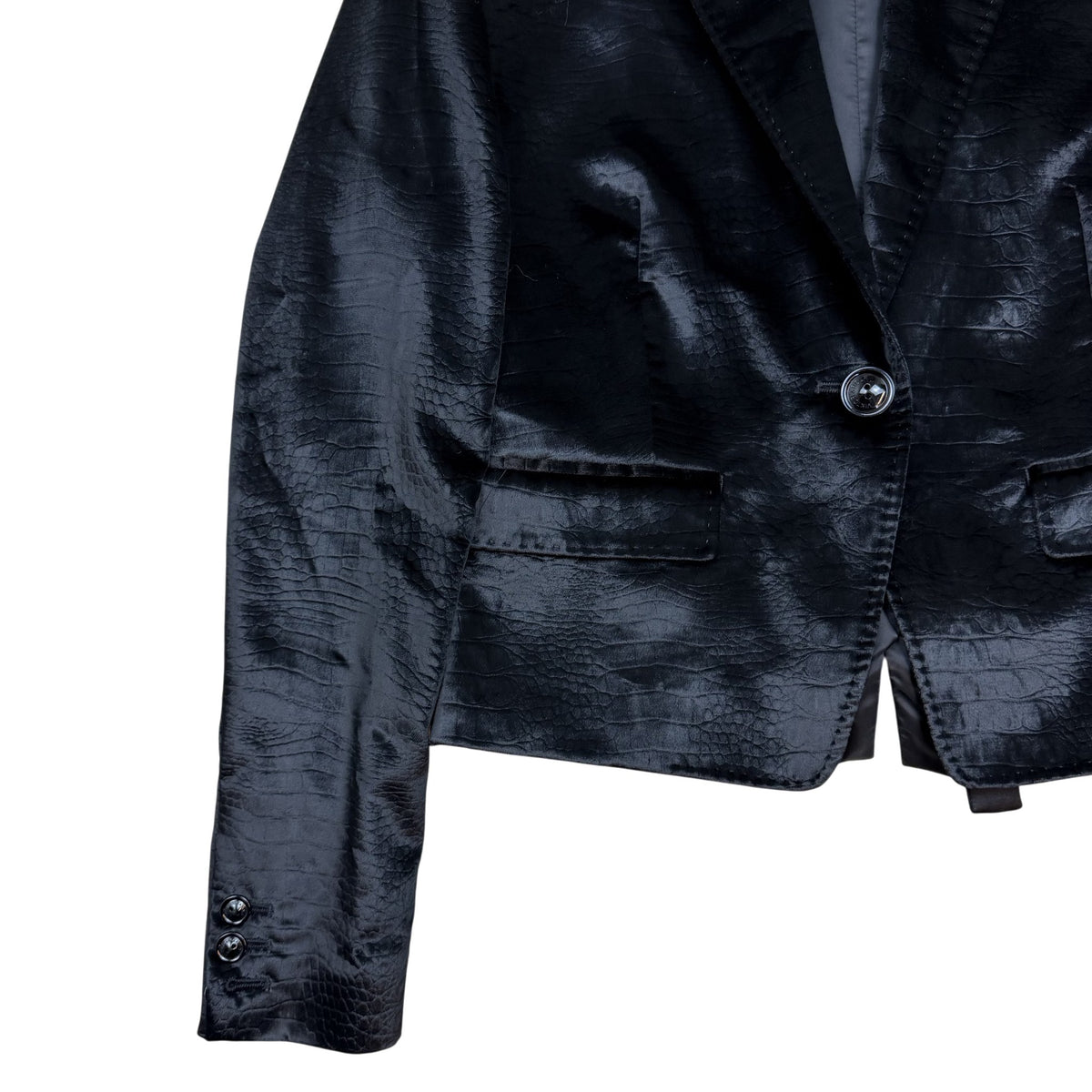 Viktor & Rolf Shiny Jacket Black (Size 40)