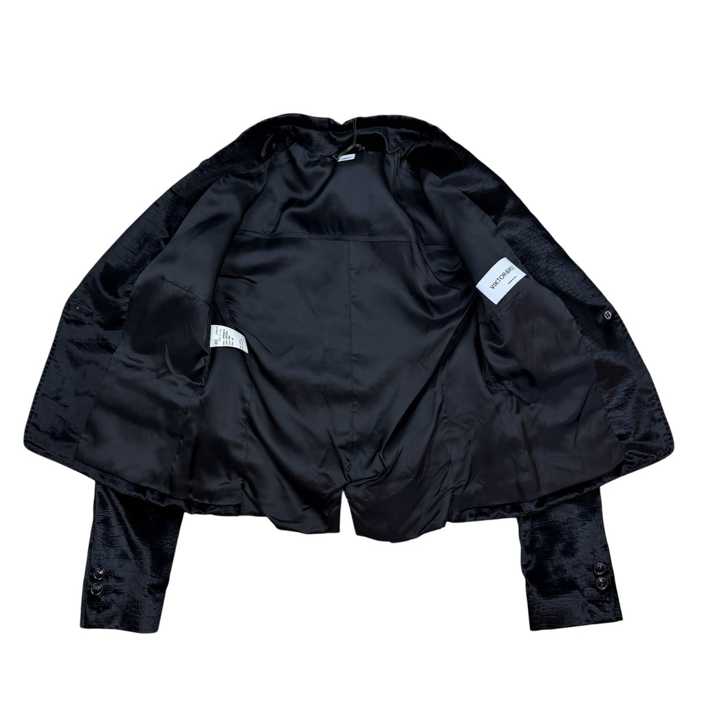 Viktor & Rolf Shiny Jacket Black (Size 40)