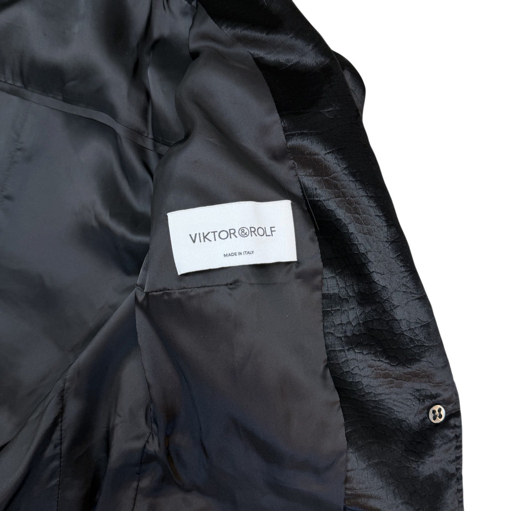 Viktor & Rolf Shiny Jacket Black (Size 40)
