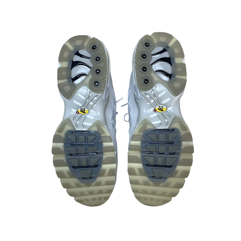Zenno Archive ACW x Nike Air Max Plus TN sneakers in Light Bone with visible rubber outsoles and TN branding