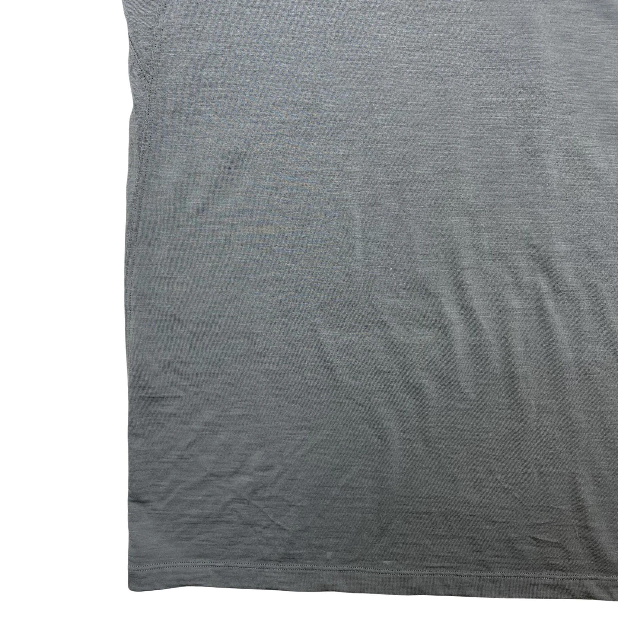 Zenno Archive grey Arcteryx dri-fit t-shirt featuring a lightweight moisture-wicking fabric texture
