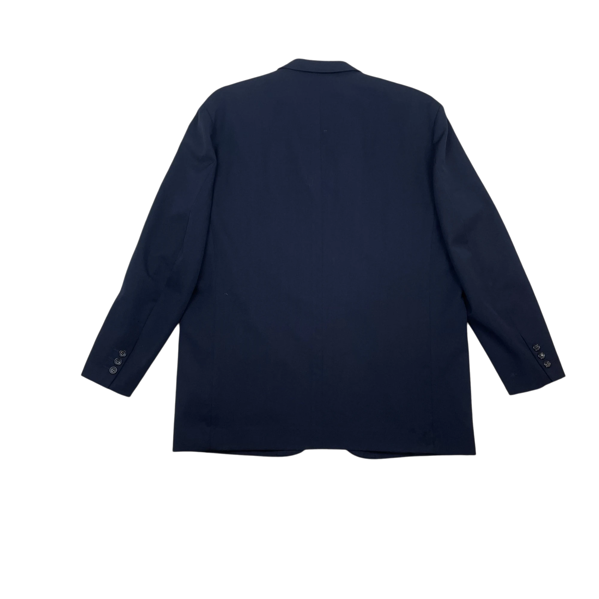 Zenno Archive Comme Des Garcons Homme AD1993 black zip-up blazer jacket, back view