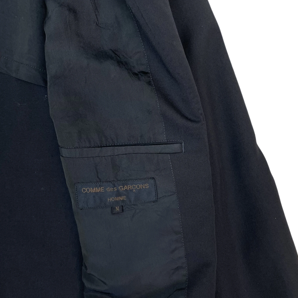 Zenno Archive Comme Des Garcons Homme AD1993 black blazer interior label and pocket detail