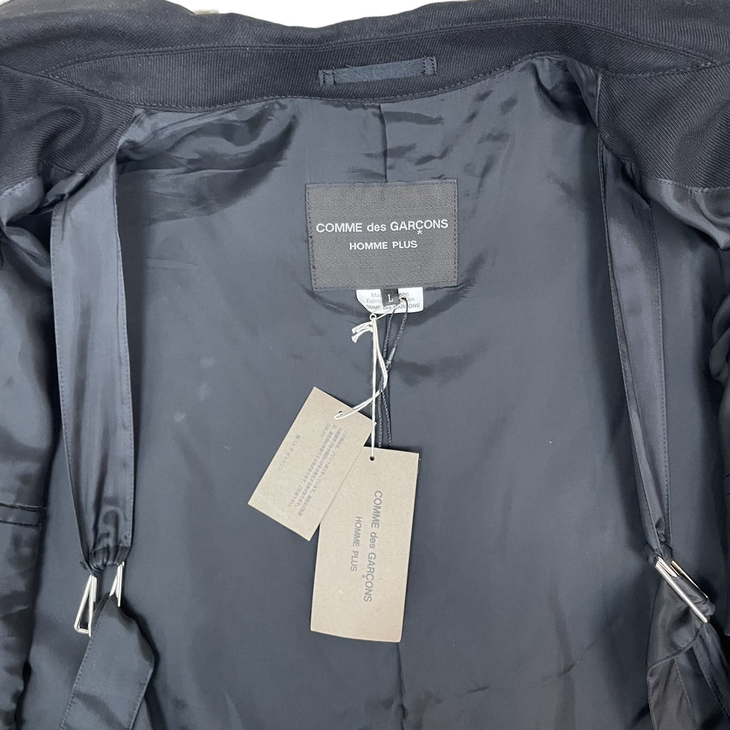 Zenno Archive Comme des Garçons Homme Plus AW20 docking coat interior with brand label and original store tags