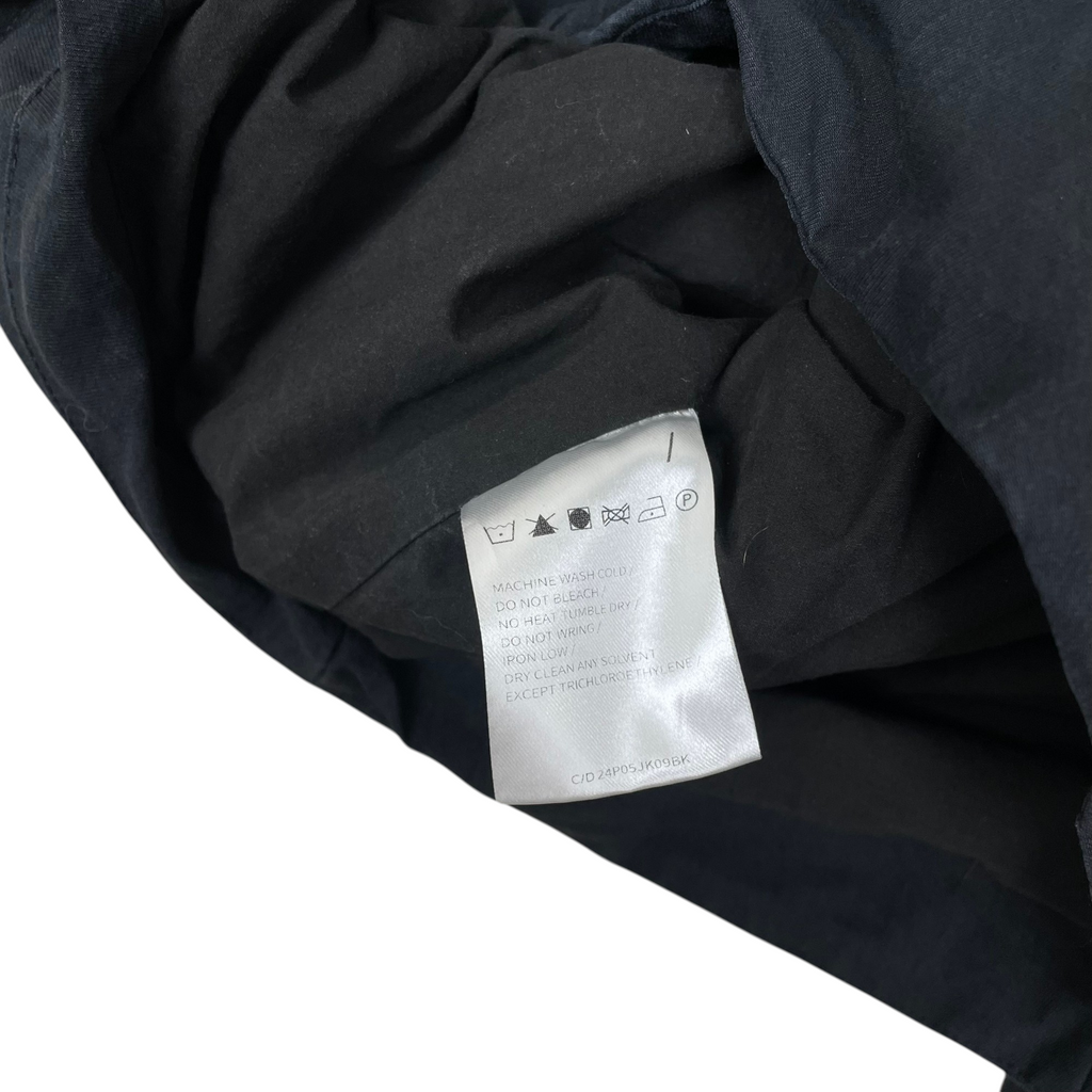 Zenno Archive Common Divisor Vale stand collar jacket black interior care label with washing instructions