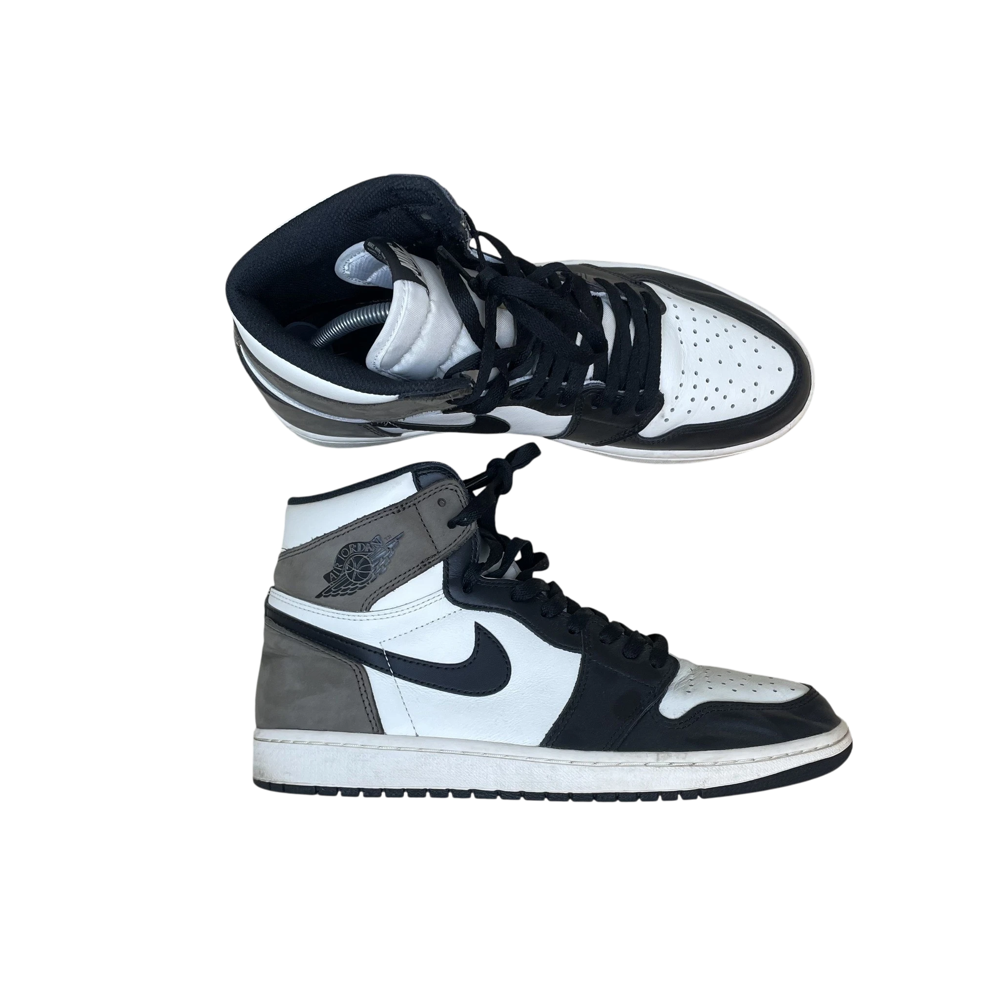 Zenno Archive Nike Air Jordan 1 Retro High OG Dark Mocha sneakers in white, black, and brown leather