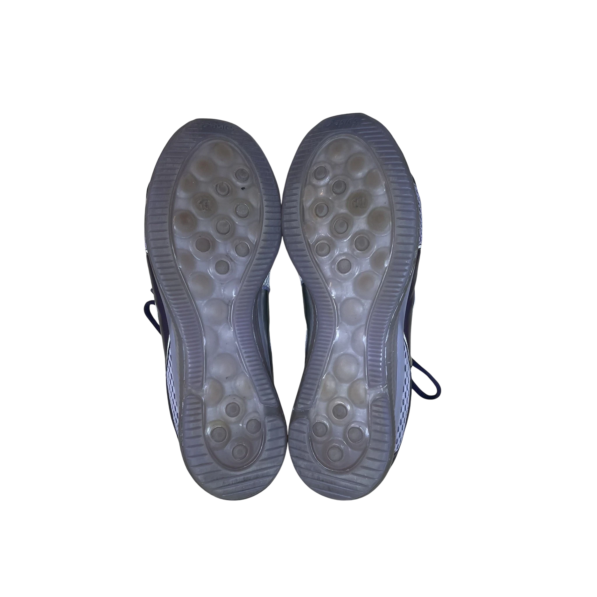 Zenno Archive Kiko Kostadinov Asics Gel Sokat Infinity sneakers in lavender grey and purple with translucent outsoles