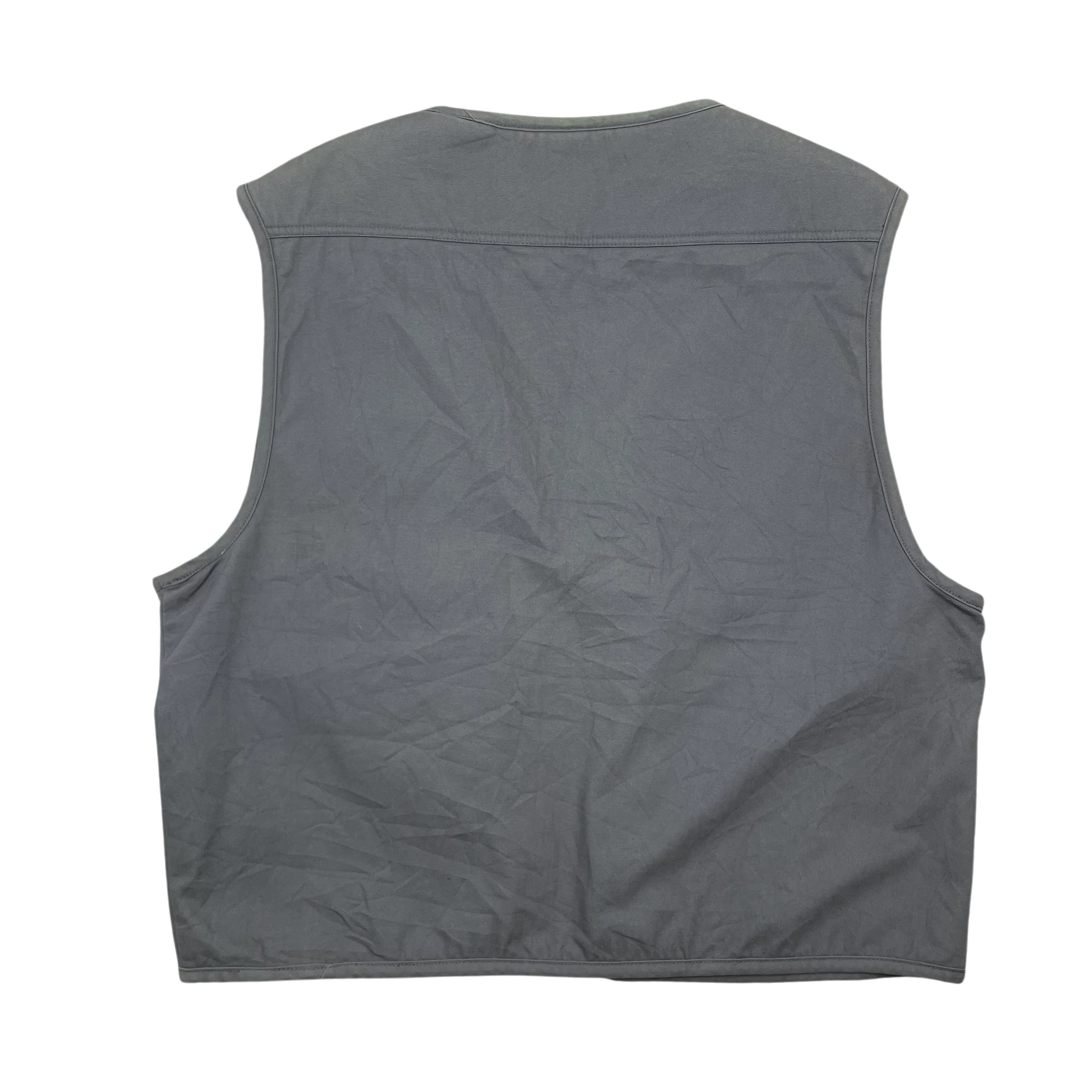Back view of a brown Nike ACG 90s tactical vest from Zenno Archive, featuring a durable utility design.