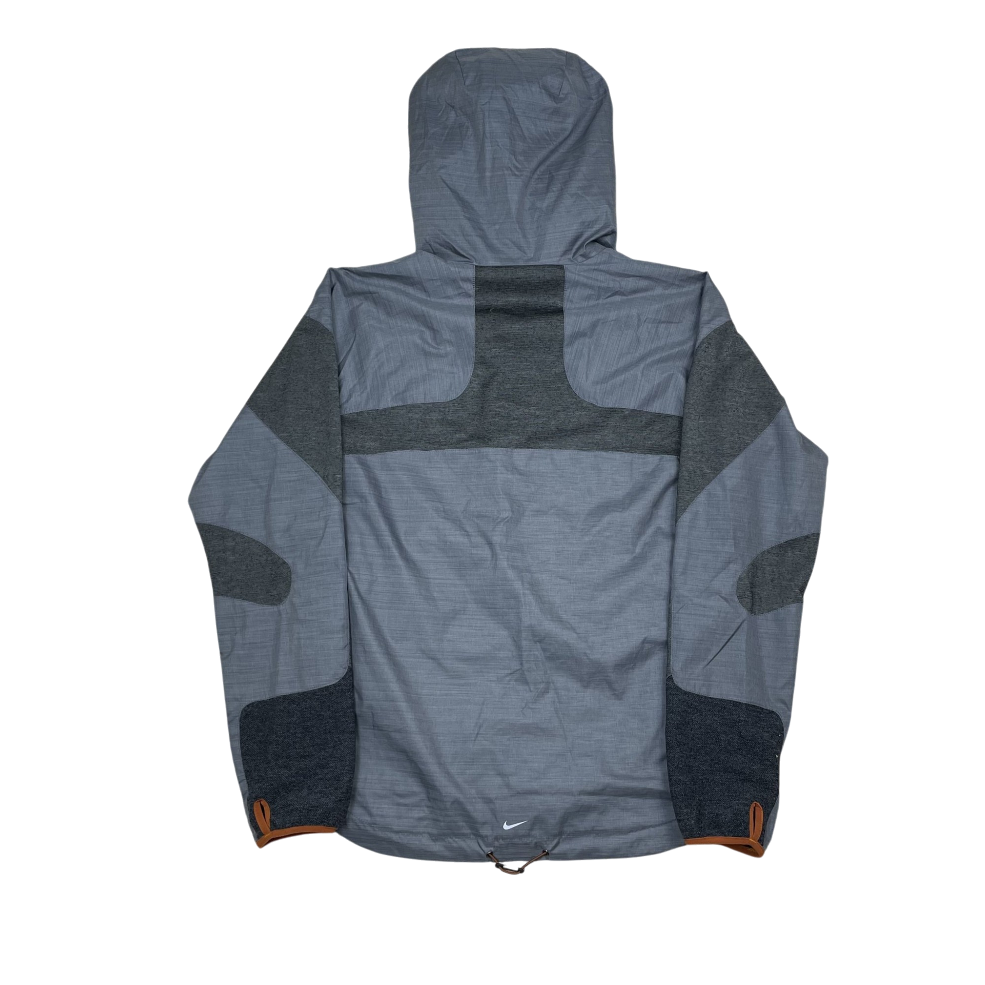 Zenno Archive Nike x Undercover Gyakusou technical running jacket in grey with hooded design and contrast panels
