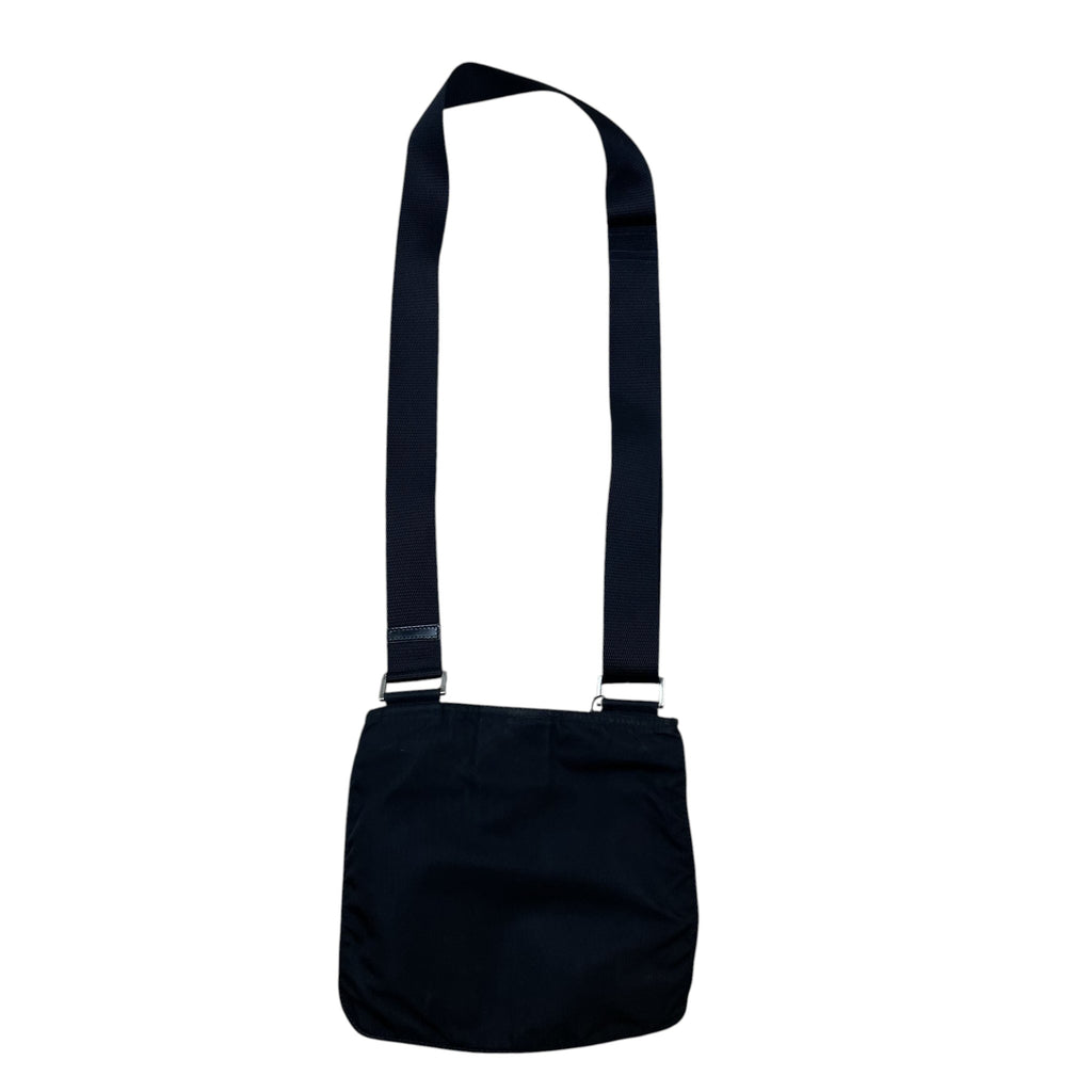 Zenno Archive black Prada nylon cross body bag with adjustable shoulder strap