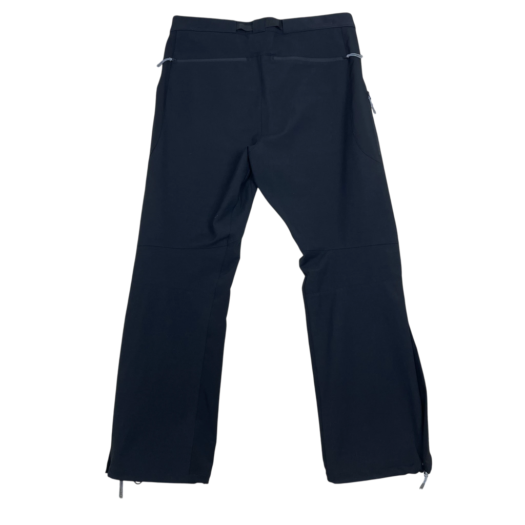 Zenno Archive ROA black softshell technical pants with zippered pockets and adjustable hem details