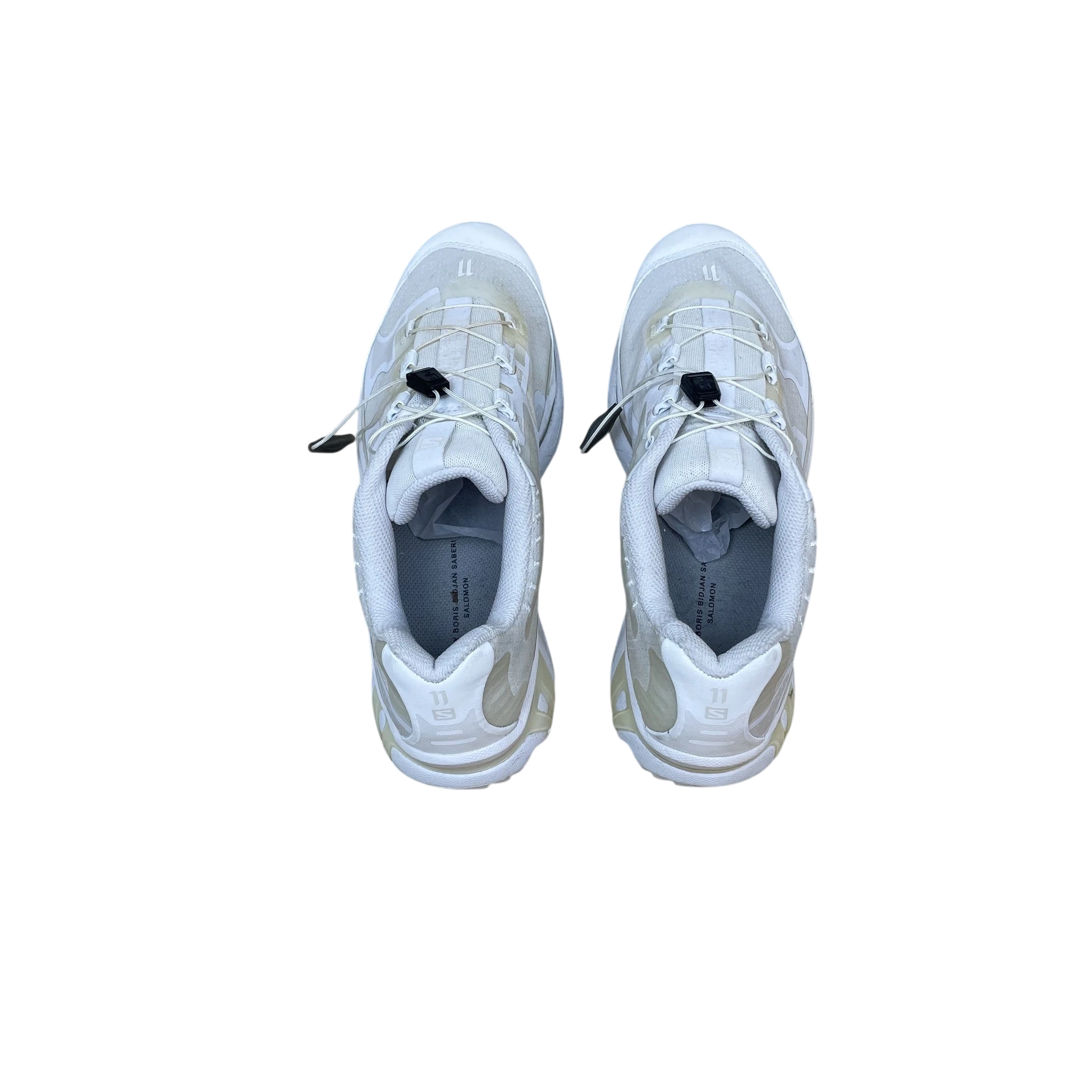Zenno Archive Salomon x 11 By Boris Bidjan Saberi Bamba 5 sneakers in white with technical lace-up design